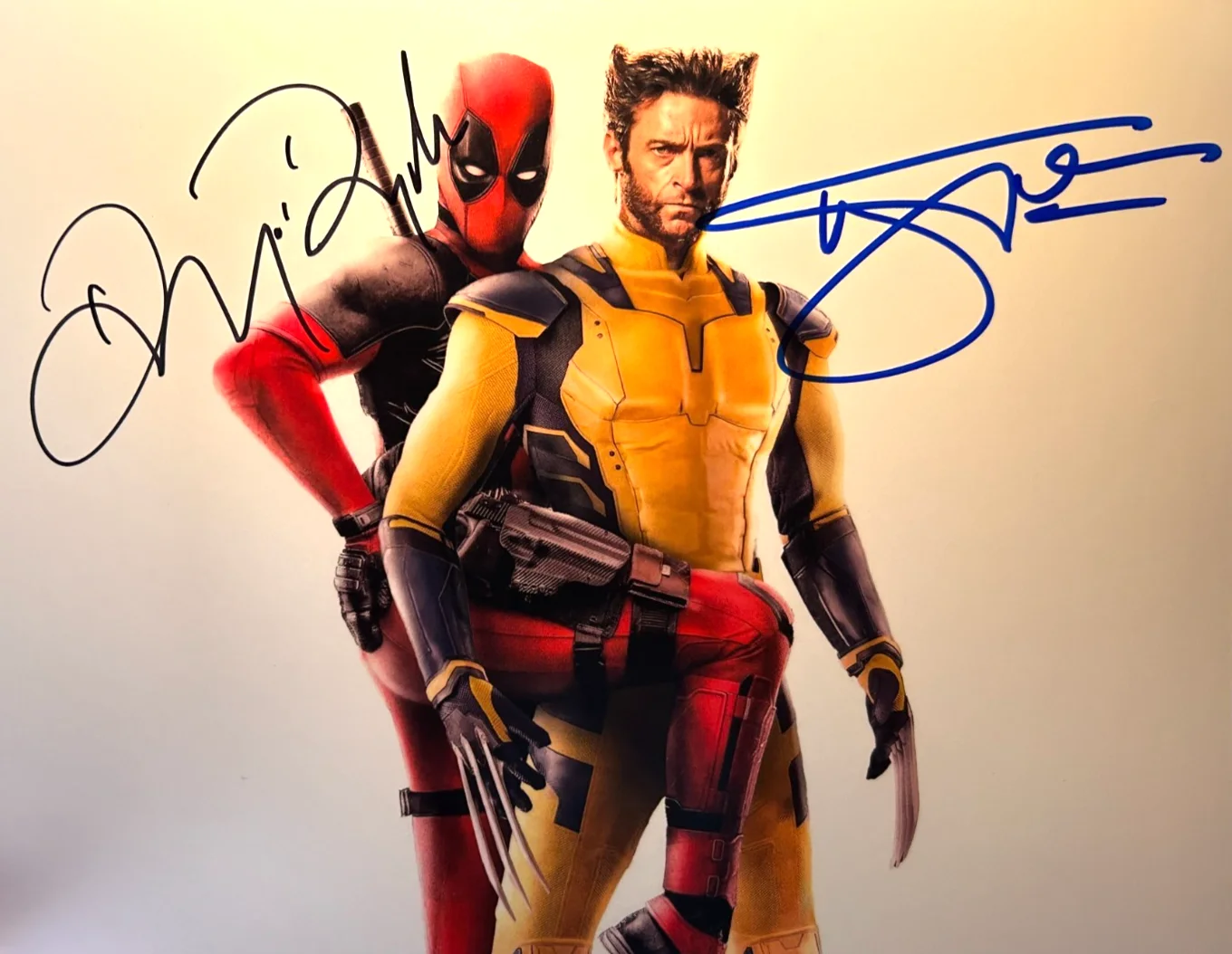 Ryan Reynolds, Hugh Jackman — DEADPOOL: Signed REYNOLDS & JACKMAN 8x10" Authentic Original Autographs w/COA, image 5