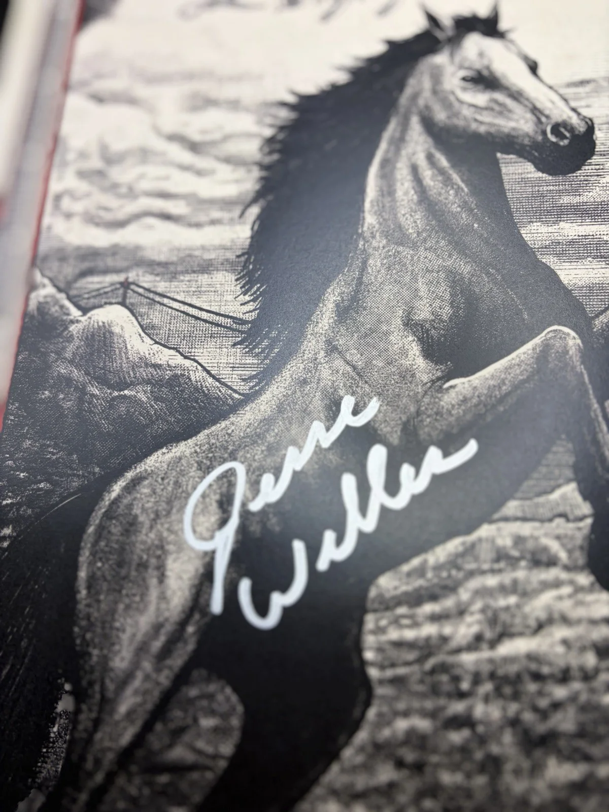 Jesse Welles signed 2026 PosterThe UC Theater Berkeley CA . Guest Joan Baez JSA, image 2