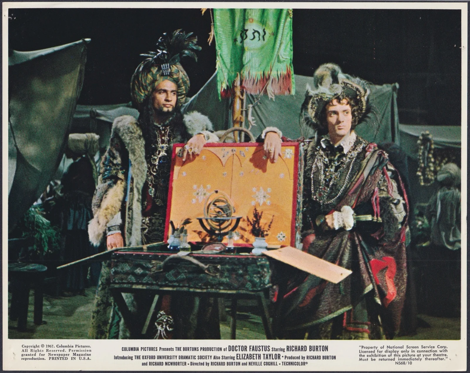 Doctor Faustus 7x ORIGINAL UK FOH Lobby Cards Richard Burton Taylor 1967, изображение 4