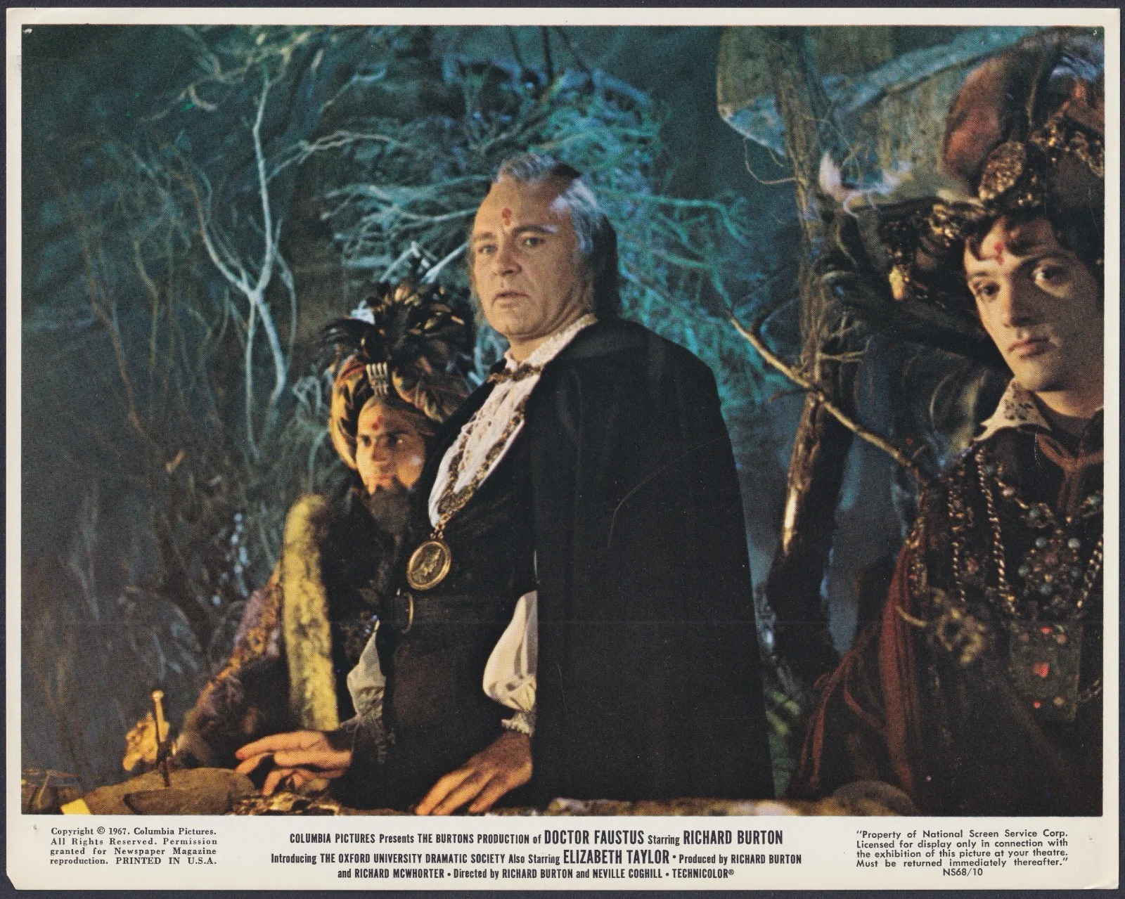 Doctor Faustus 7x ORIGINAL UK FOH Lobby Cards Richard Burton Taylor 1967, изображение 5