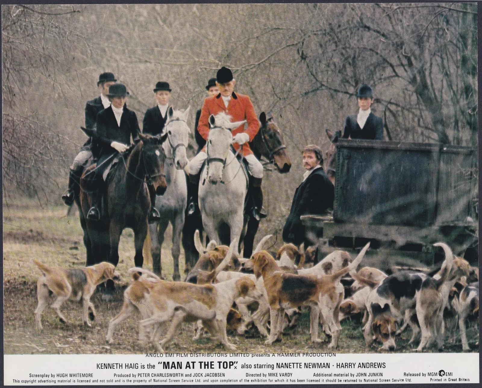 Man at the Top 8x ORIGINAL UK FOH Lobby Cards Kenneth Haig HAMMER 1973, изображение 5