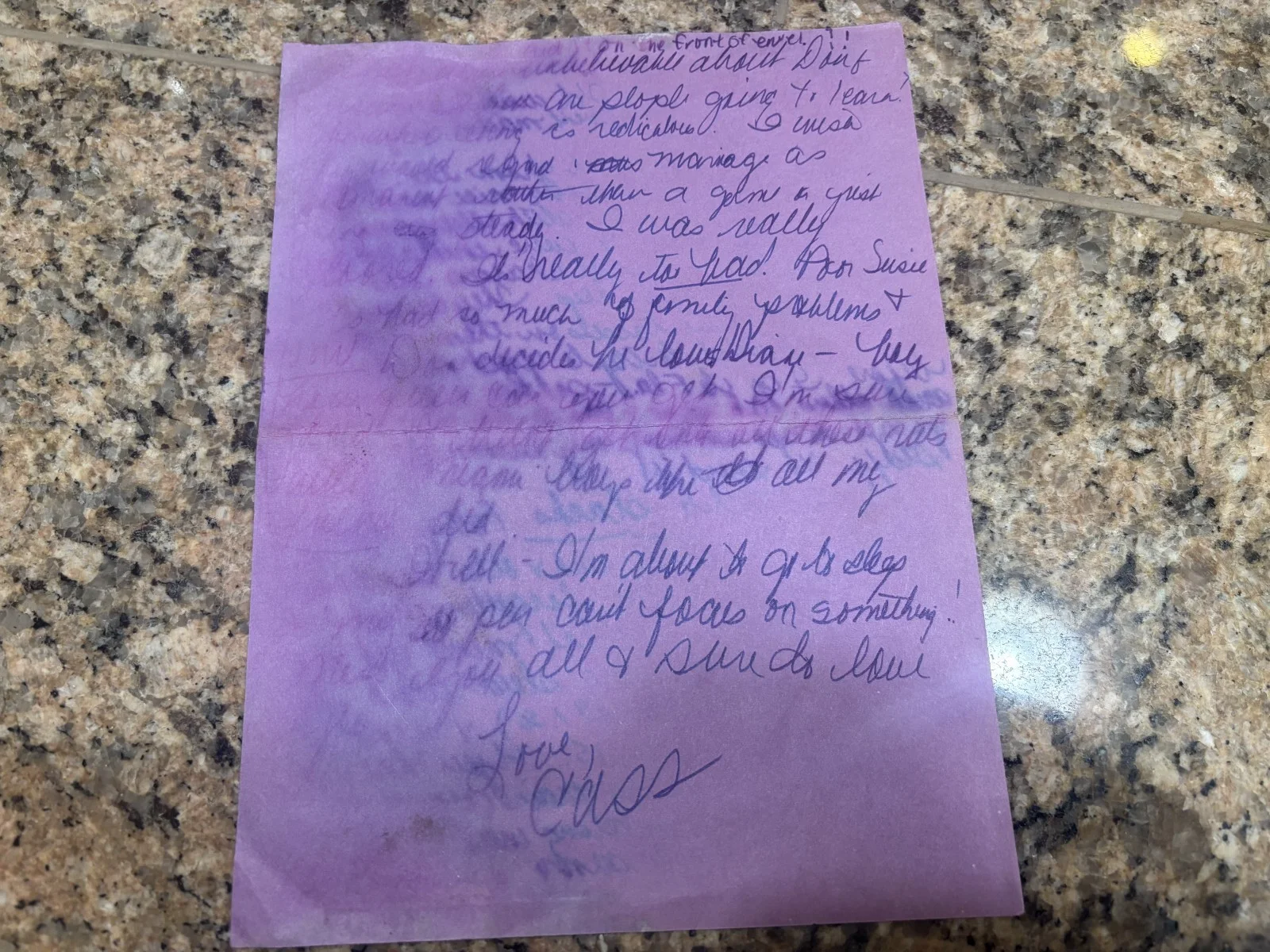 * CASSIE GAINES (D-1977) / Lynyrd Skynrd * signed, handwritten letter, image 2