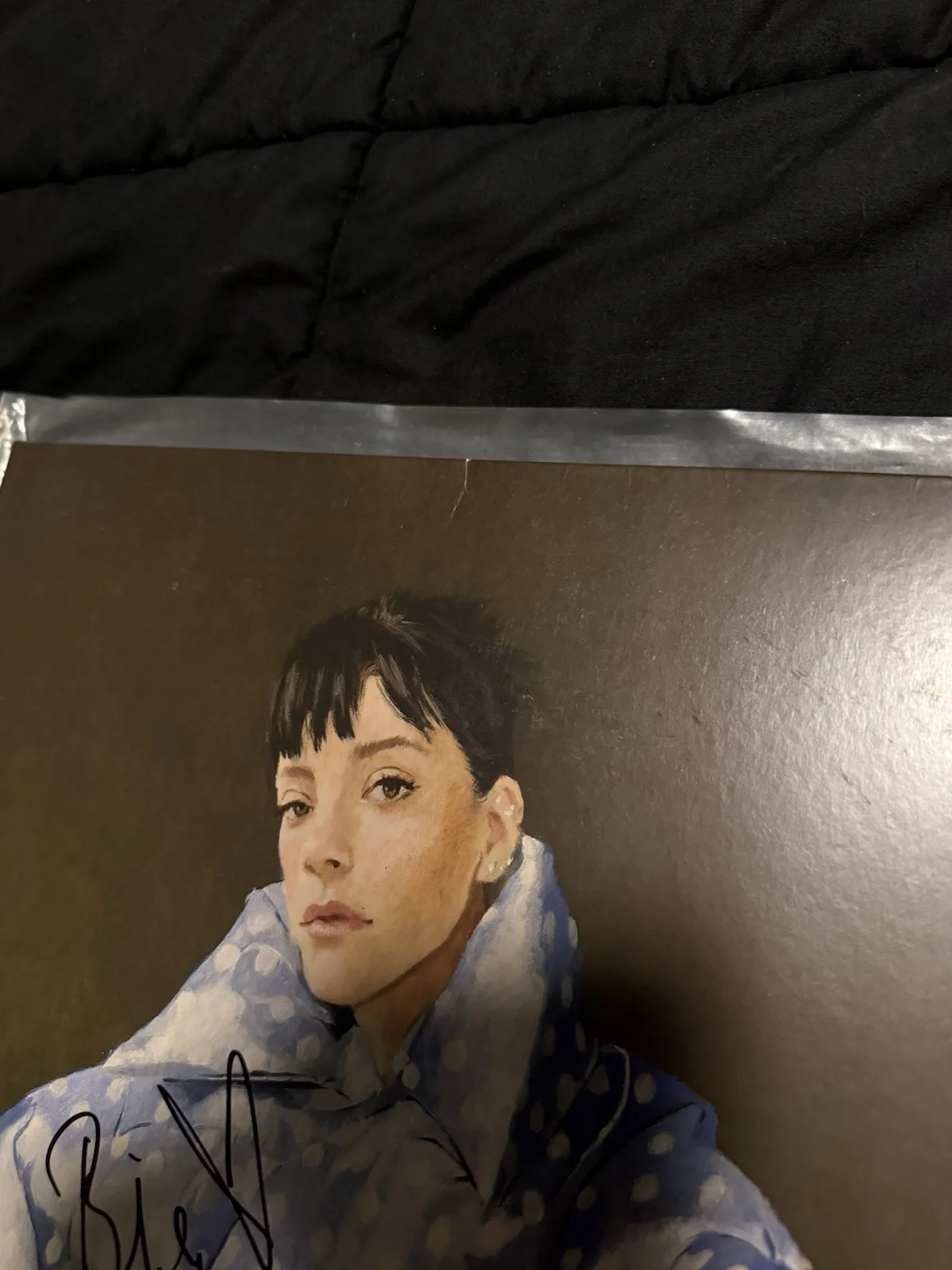RARE Lily Allen West End Girl Vinyl LP Hand Signed Autograph WITH PROOF, изображение 2