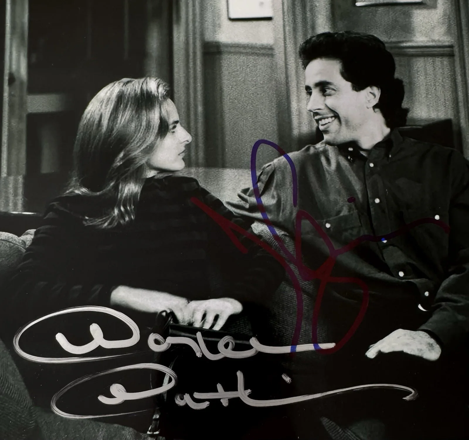 Jerry Seinfeld — Jerry Seinfeld Signed 8x10 Photo Marlee Matlin The Lip Reader Autograph JSA COA, изображение 2
