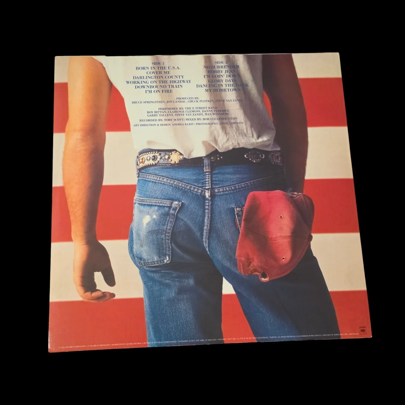 Bruce Springsteen Signed Born In The USA Vinyl Album Record PSA/DNA, image 2