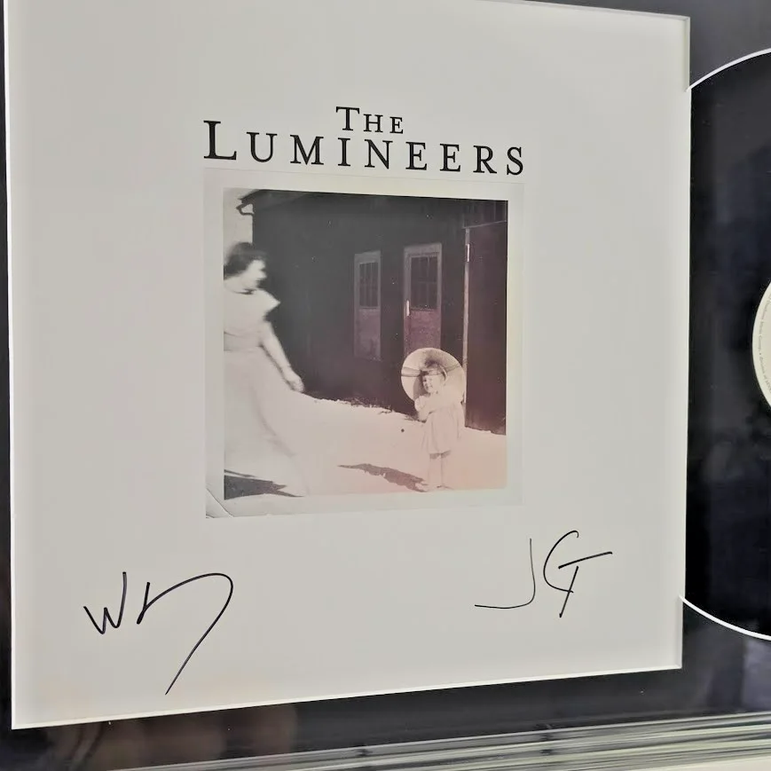 The Lumineers — The Lumineers Autographed Signed Self Titled LP JSA COA, image 2