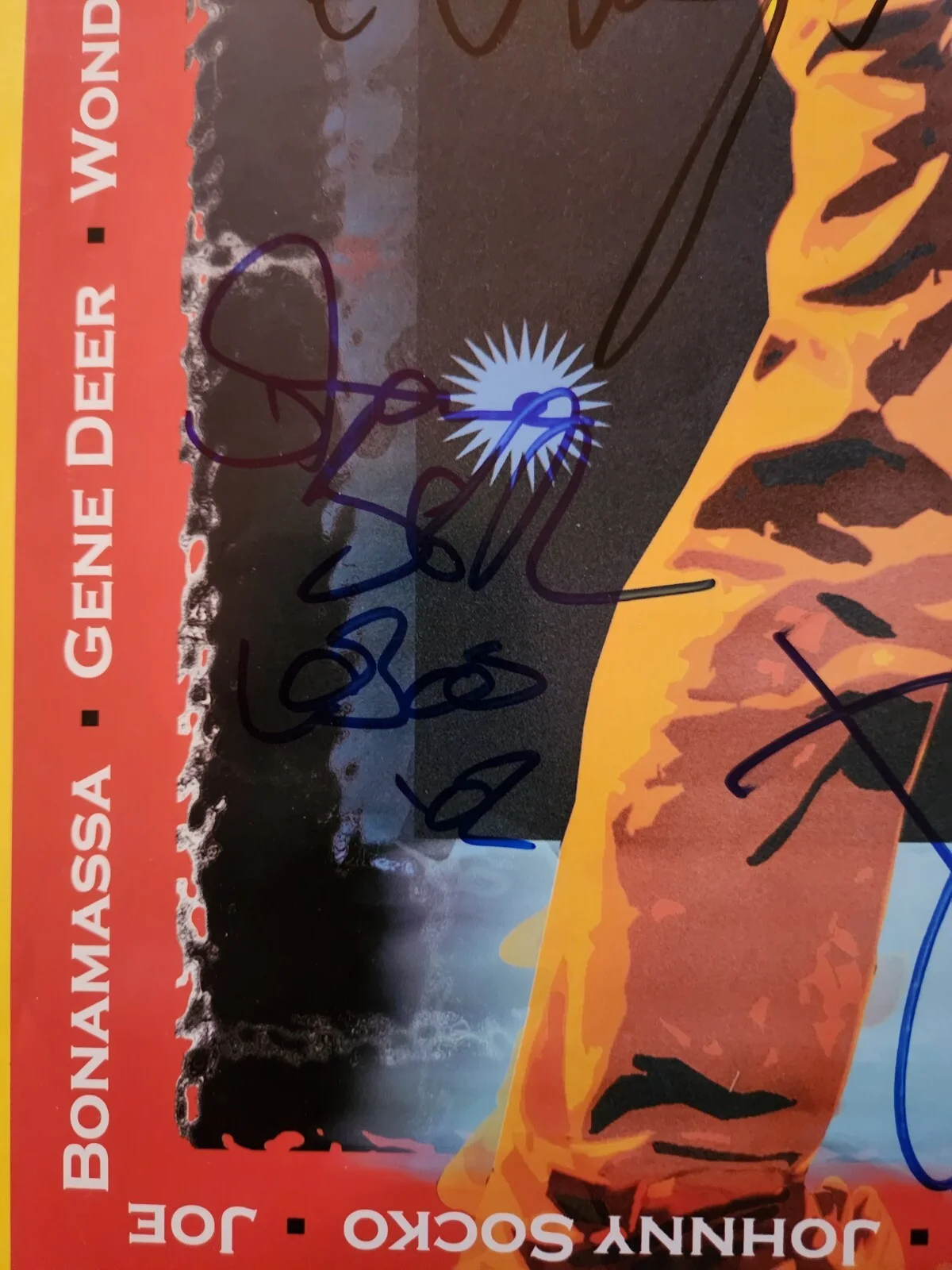 Los Lobos Autographed Poster 2002 Indianapolis Dead & Company, изображение 5