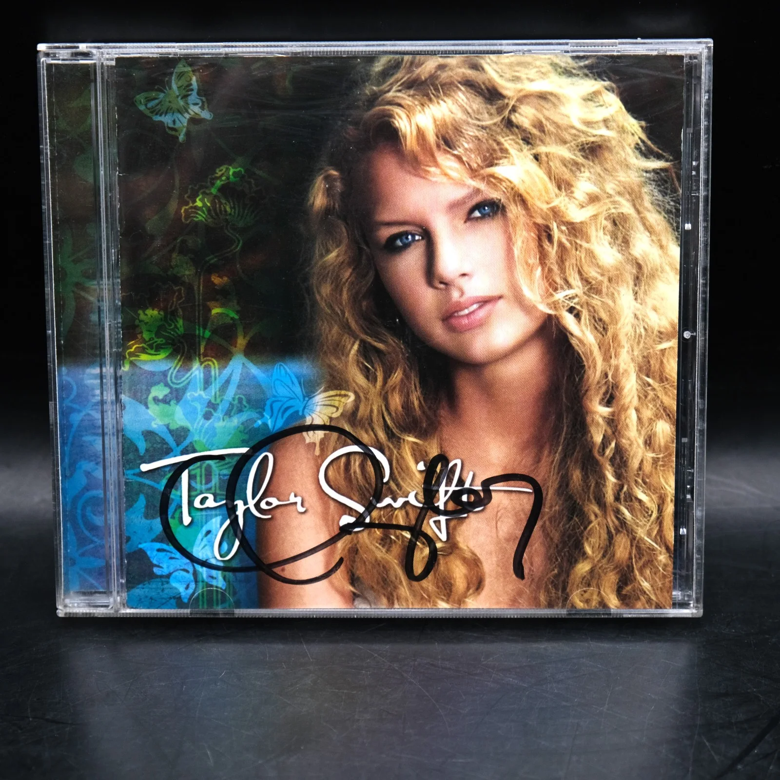 Taylor Swift Signed Self-Titled Debut 2006 2008 CD Autograph Red TTPD ERAS, image 3