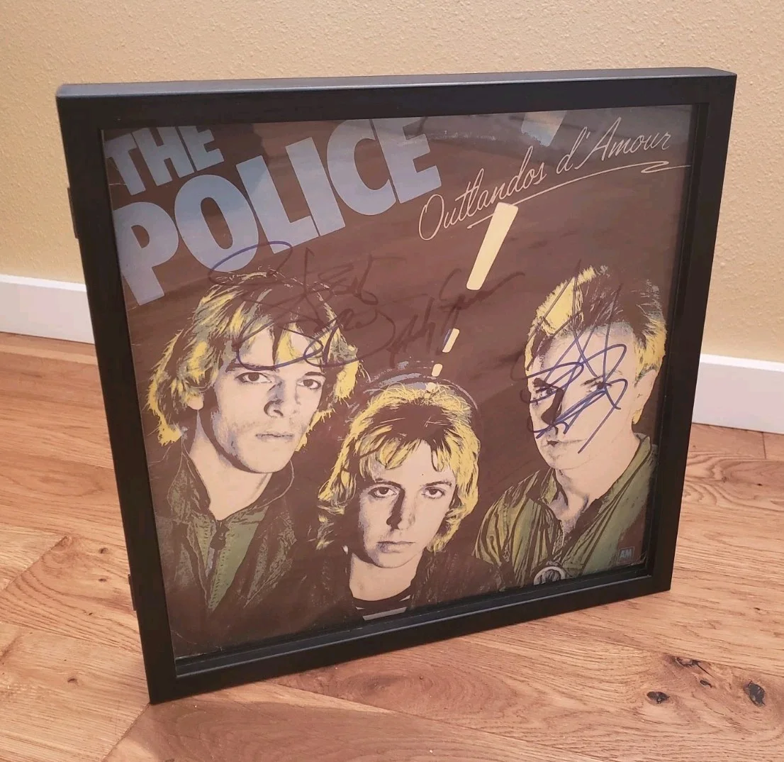 THE POLICE Outlandos D'Amour LP Vinyl SIGNED VINTAGE Stewart, Andy, Sting - COA, изображение 2