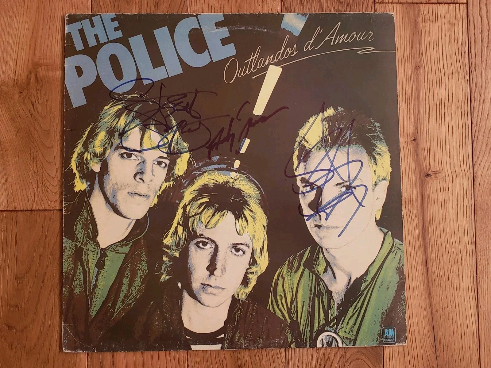 THE POLICE Outlandos D'Amour LP Vinyl SIGNED VINTAGE Stewart, Andy, Sting - COA, изображение 3