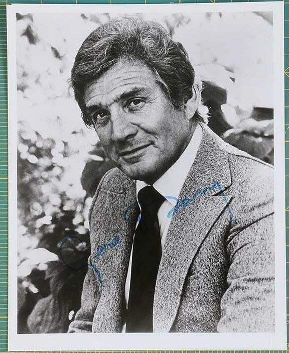 Gene Barry — Gene Barry Signed 8x10 Inch Photo Vintage Autographed The War of the Worlds