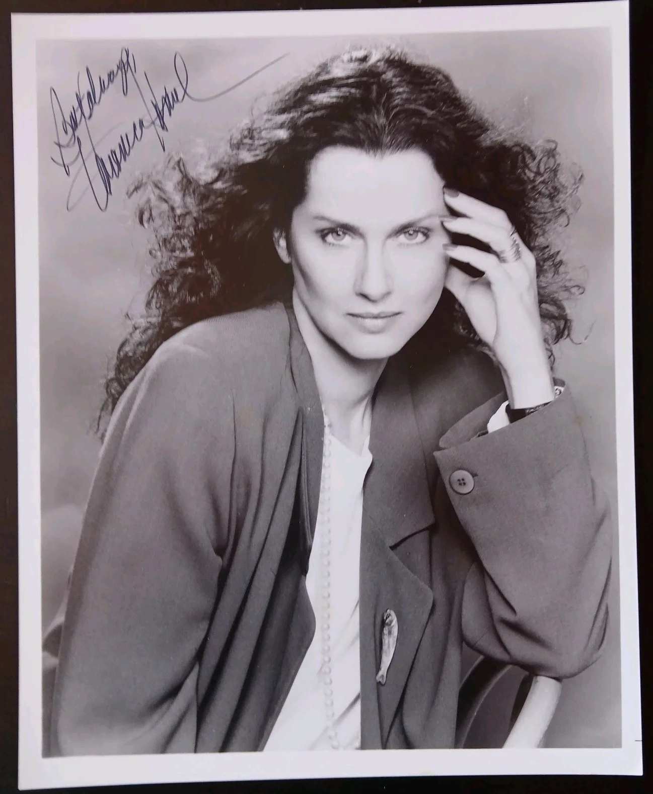 veronica hamel — veronica hamel signed 8x10 photo stunning hill st. blues actress