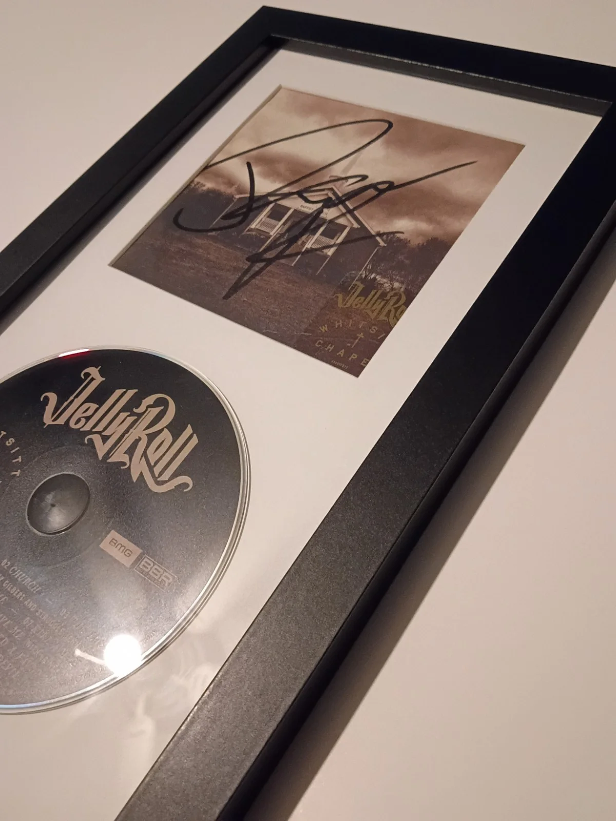 Jelly Roll Whitsitt Chapel Signed CD Studio Framed, image 2