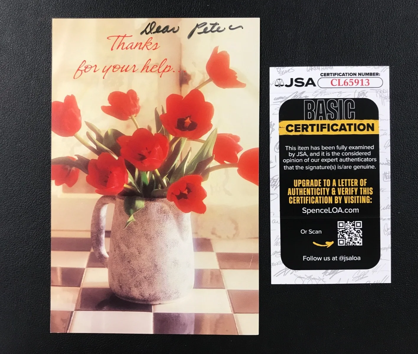 Florence Henderson — Florence Henderson Brady Bunch Signed Thank You Card JSA Auto Personal Letter