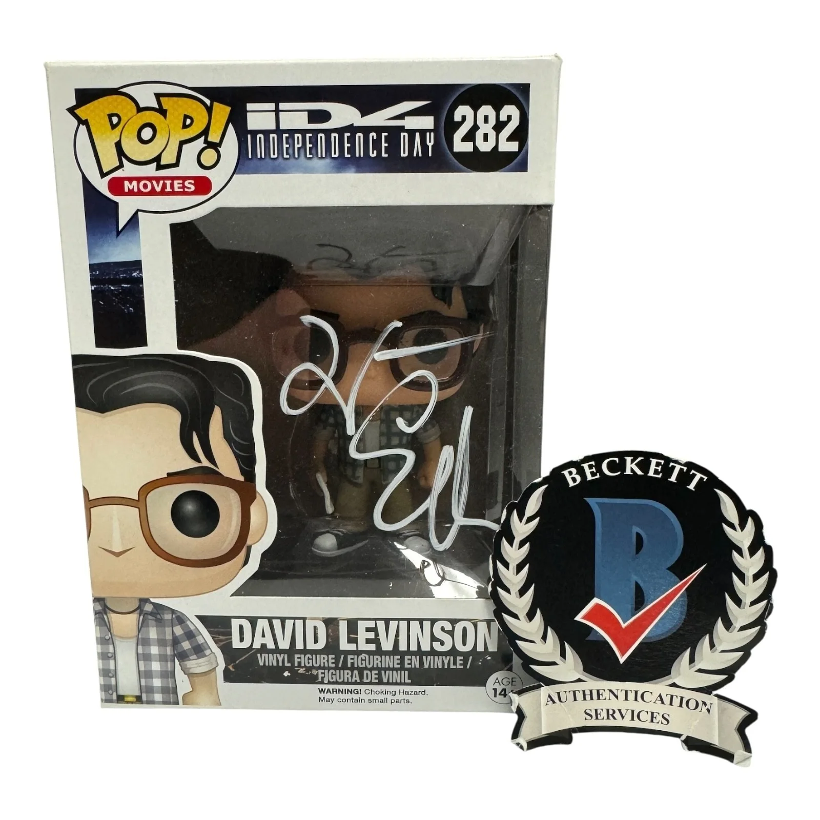 Jeff Goldblum — Jeff Goldblum Signed Autograph Independence Day ID4 Funko Pop 282 Beckett BAS
