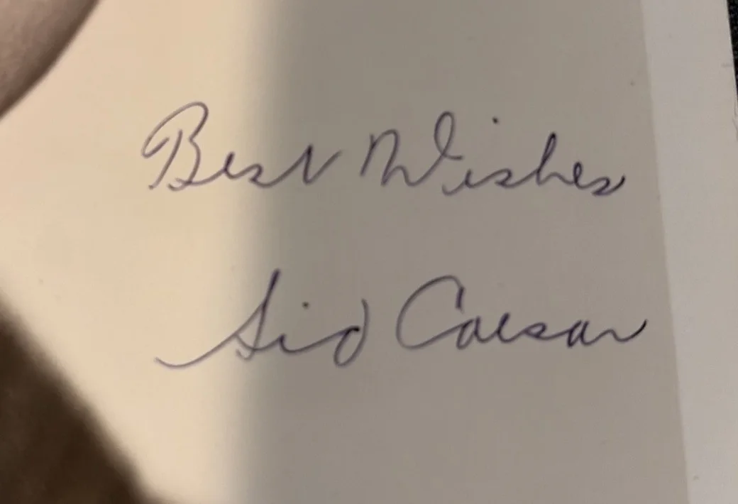 Sid Caesar — Sid Caesar Signed Early Vintage Photo, image 2