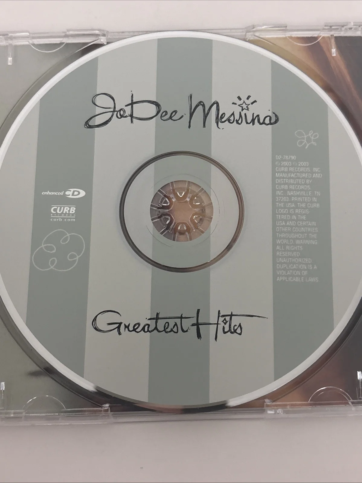 JO DEE MESSINA Autographed "Greatest Hits" Signed CD, image 4