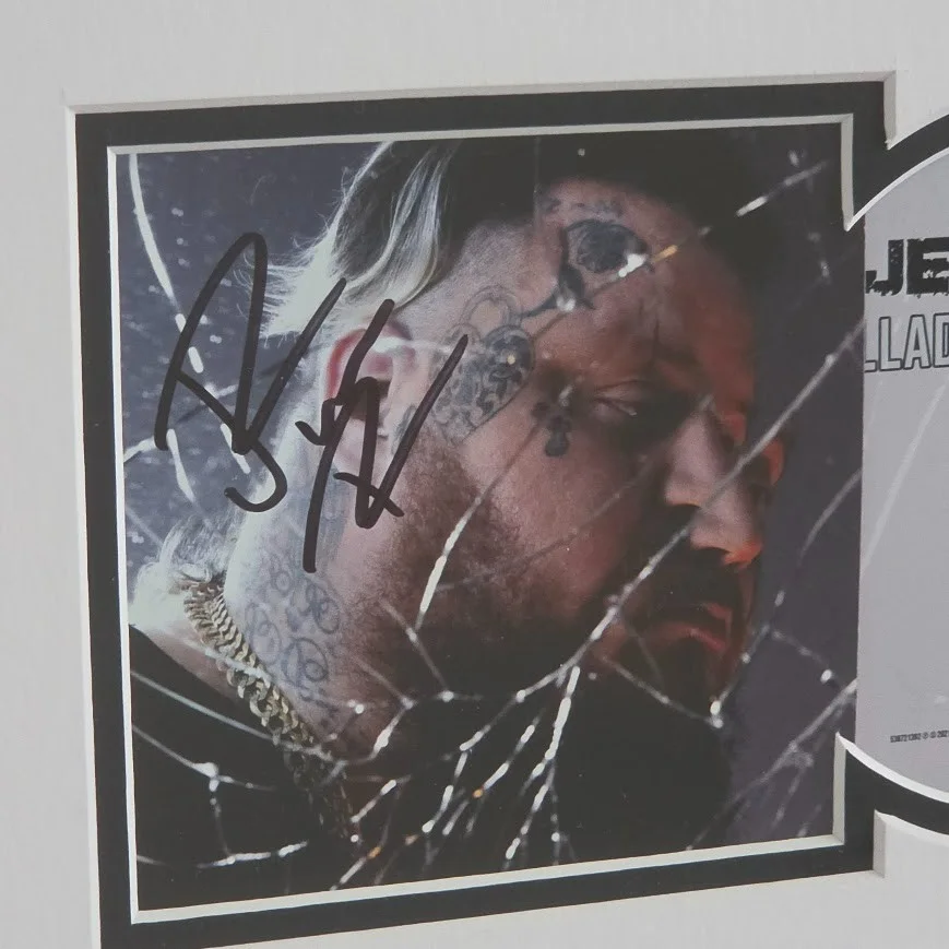 Jelly Roll Signed Ballads of the Broken CD Autographed COA Framed, image 2