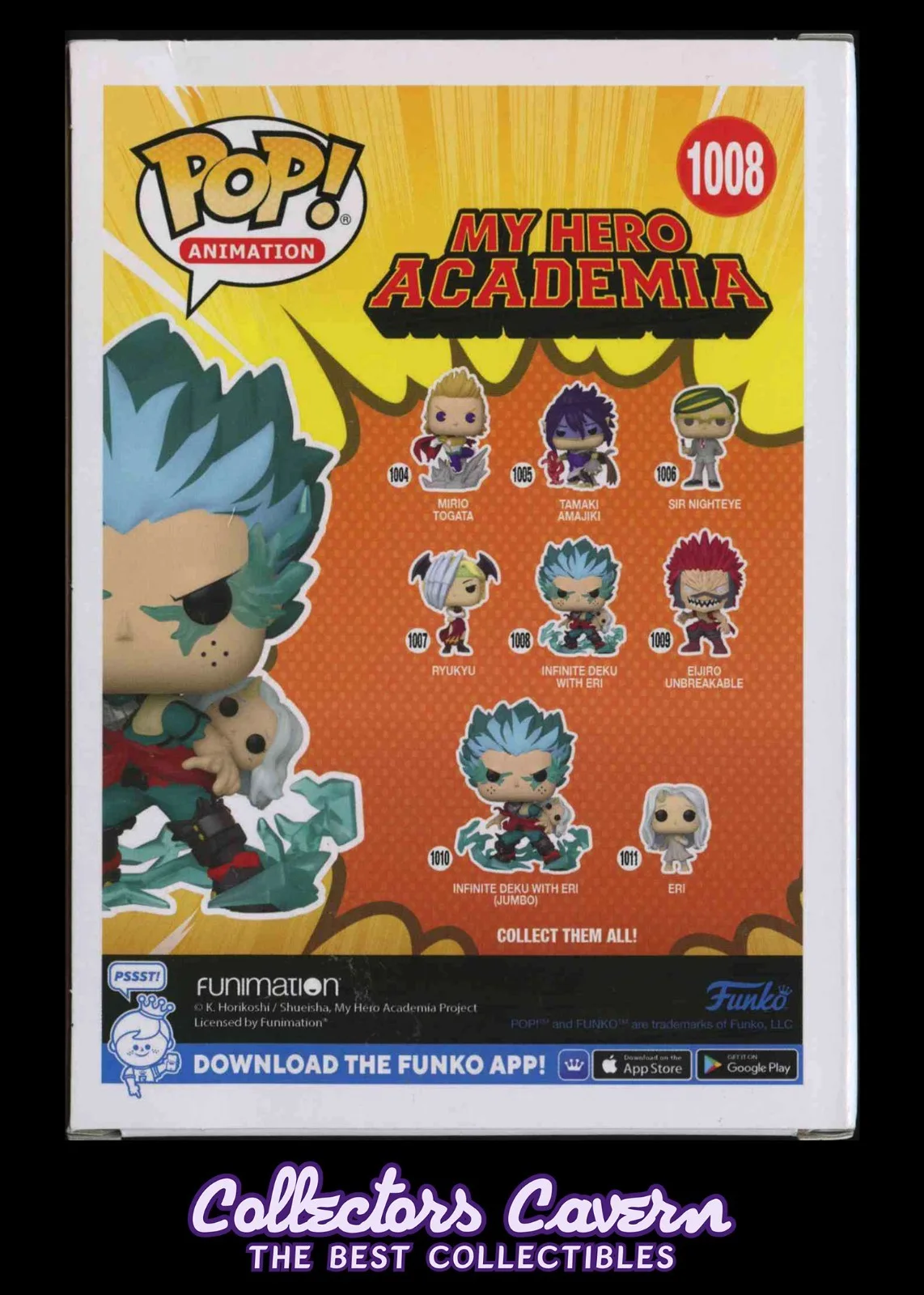 Justin Briner, Emily Neves — Justin Briner & Emily Neves Signed Funko POP My Hero Infinite Deku with Eri JSA, image 3