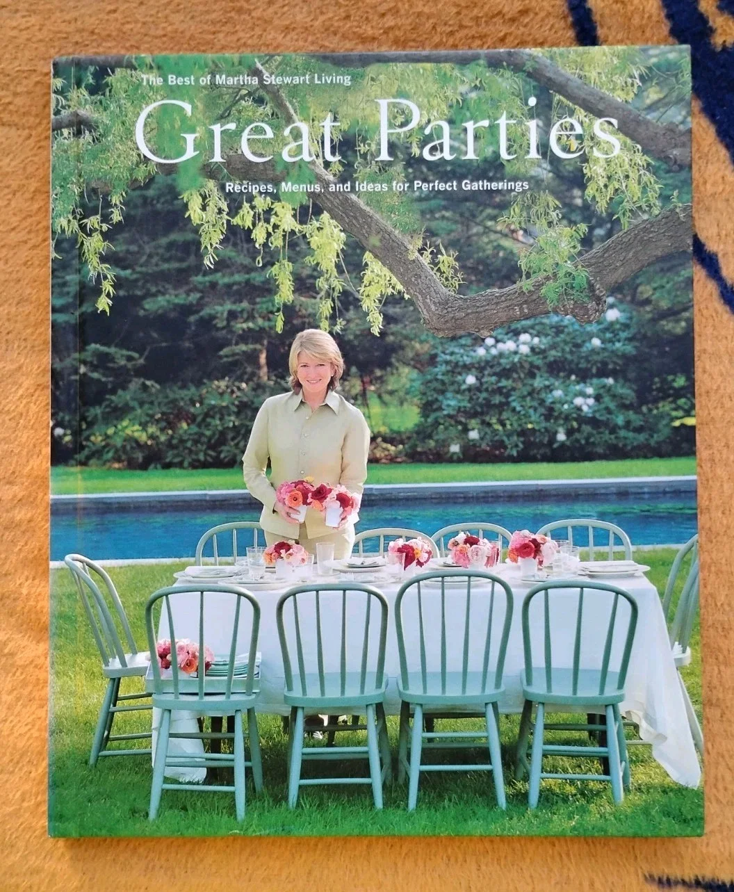 Martha Stewart — Martha Stewart Signed Great Parties Recipes Menus & Ideas For Perfect Gatherings