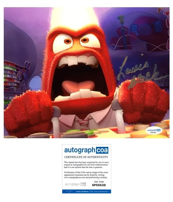 Lewis Black — Lewis Black "Inside Out" AUTOGRAPH Signed 'Anger' Autographed 8x10 Photo ACOA