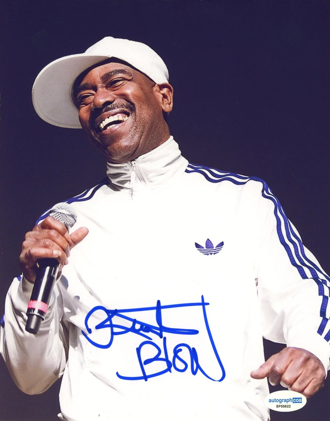 Kurtis Blow — Kurtis Blow "The Breaks" Rapper AUTOGRAPH Signed Autographed 8x10 Photo ACOA, изображение 2