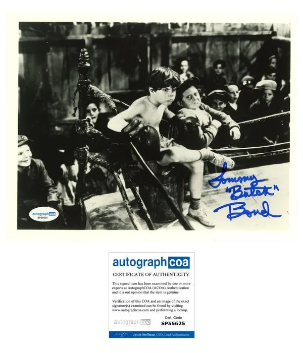Tommy Bond — Tommy 'Butch' Bond "The Little Rascals" AUTOGRAPH Signed 'Our Gang' 8x10 Photo C