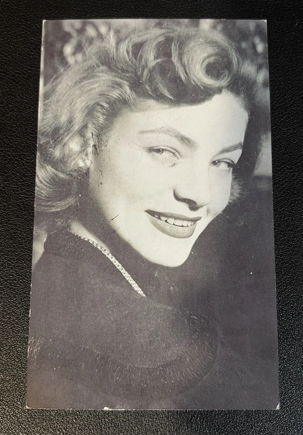 Lauren Becall — Lauren Bacall Autographed Postcard, image 3