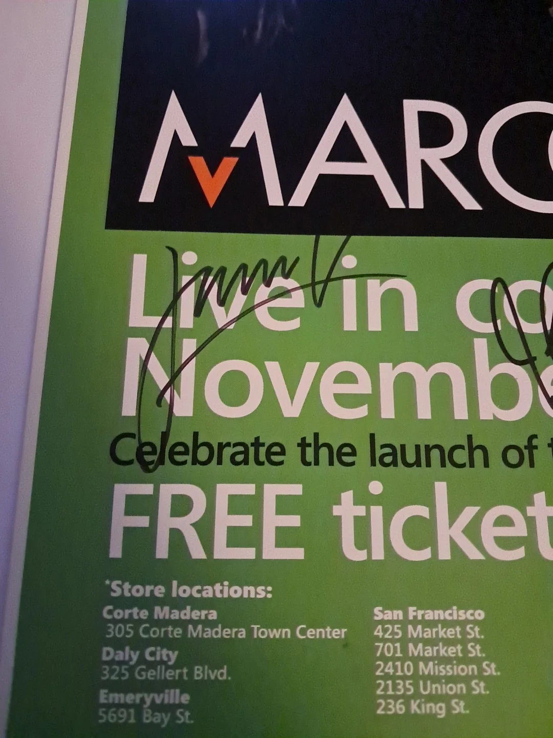 Amazing Maroon 5 Autographed Poster, image 3