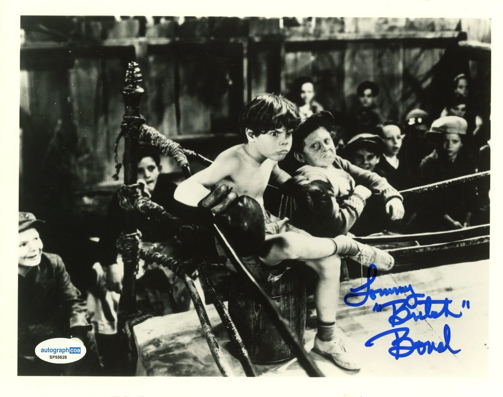 Tommy Bond — Tommy 'Butch' Bond "The Little Rascals" AUTOGRAPH Signed 'Our Gang' 8x10 Photo B, изображение 2