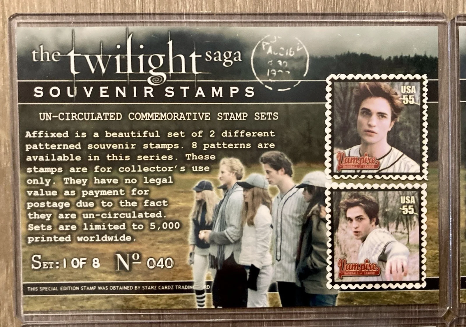 The Twilight Saga - RARE - Un-Circulated Commemorative Stamp Set - LE 5000, image 2