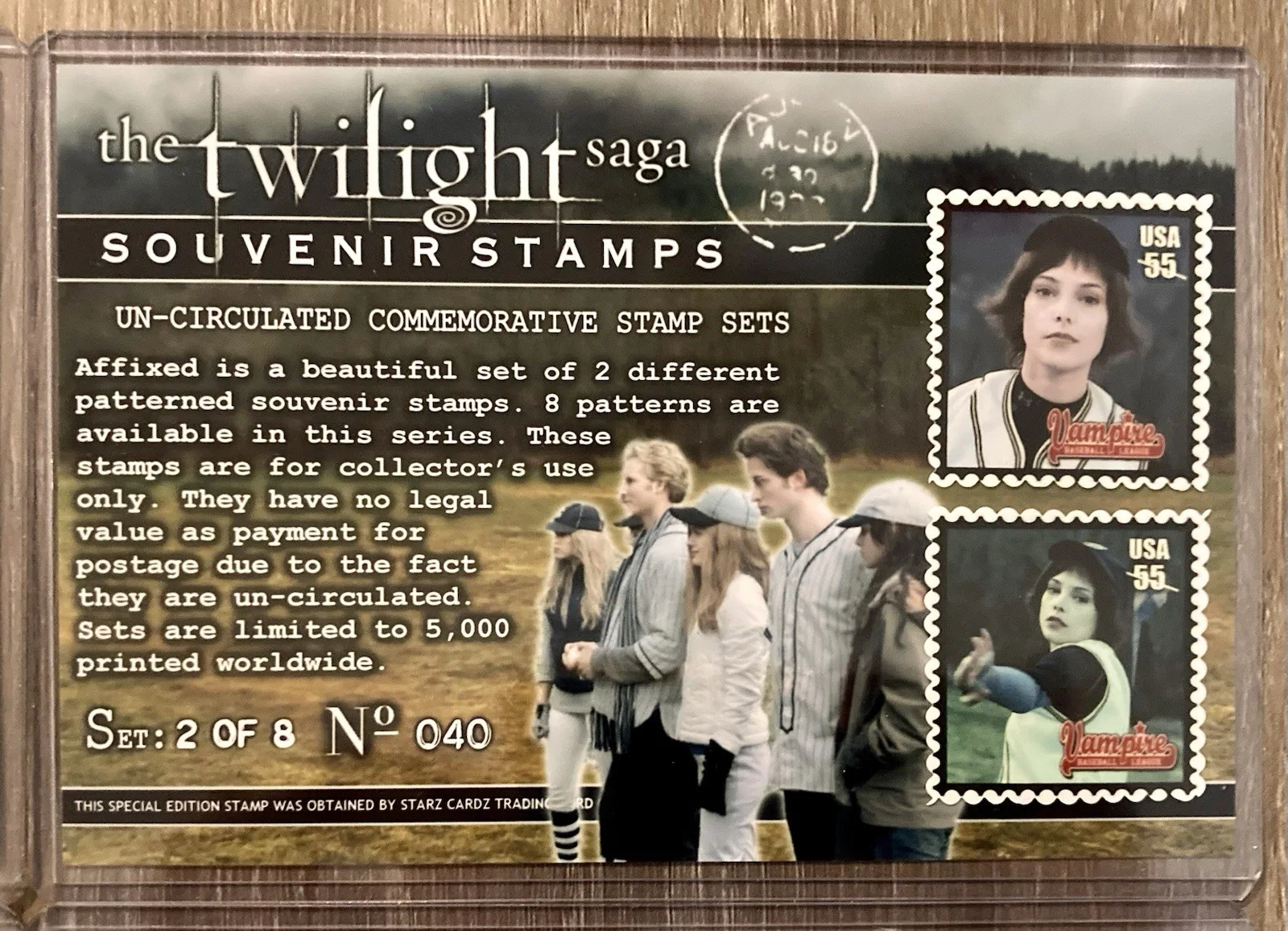 The Twilight Saga - RARE - Un-Circulated Commemorative Stamp Set - LE 5000, image 3