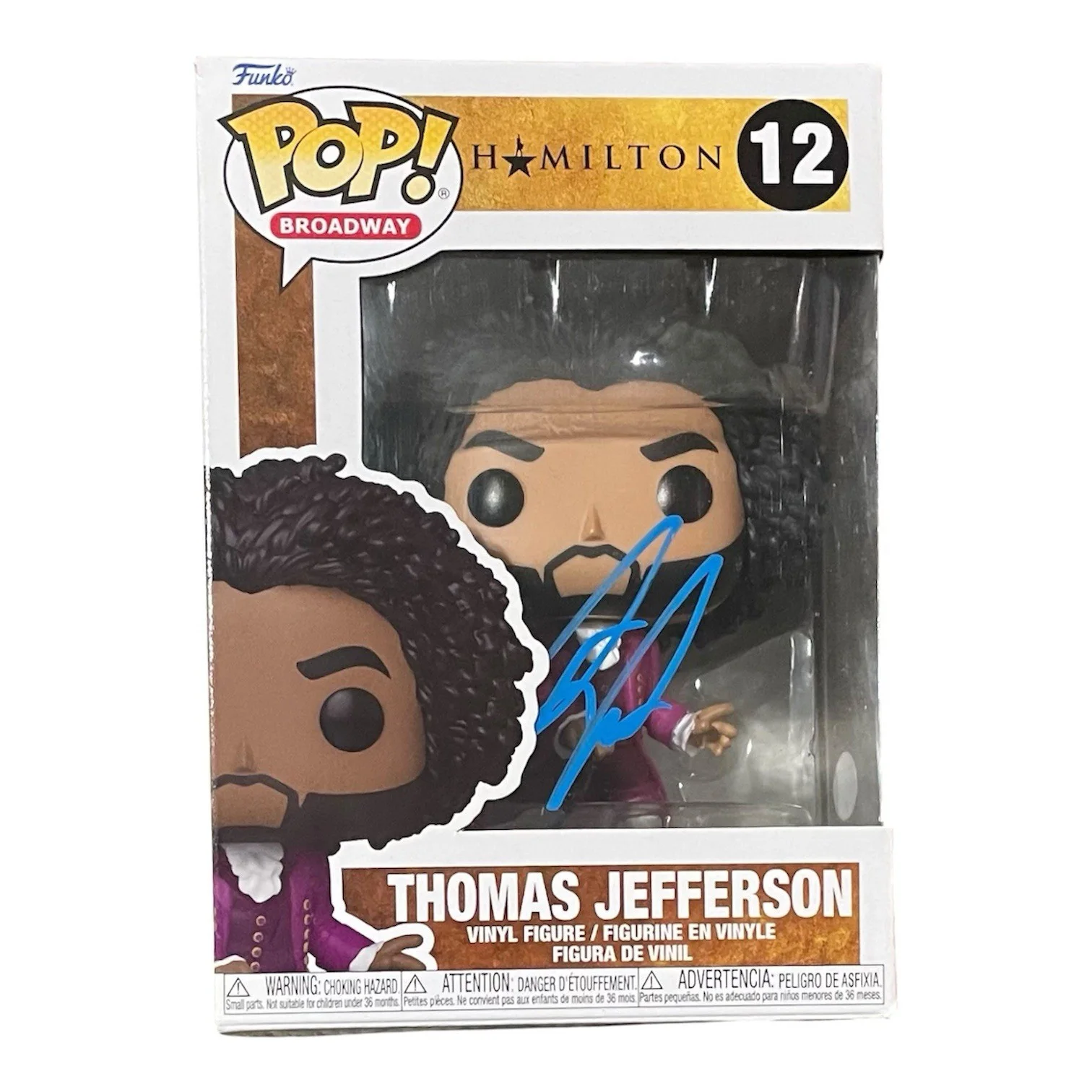 Daveed Diggs Signed Autographed Hamilton Funko Pop #12 ACOA READ, image 2
