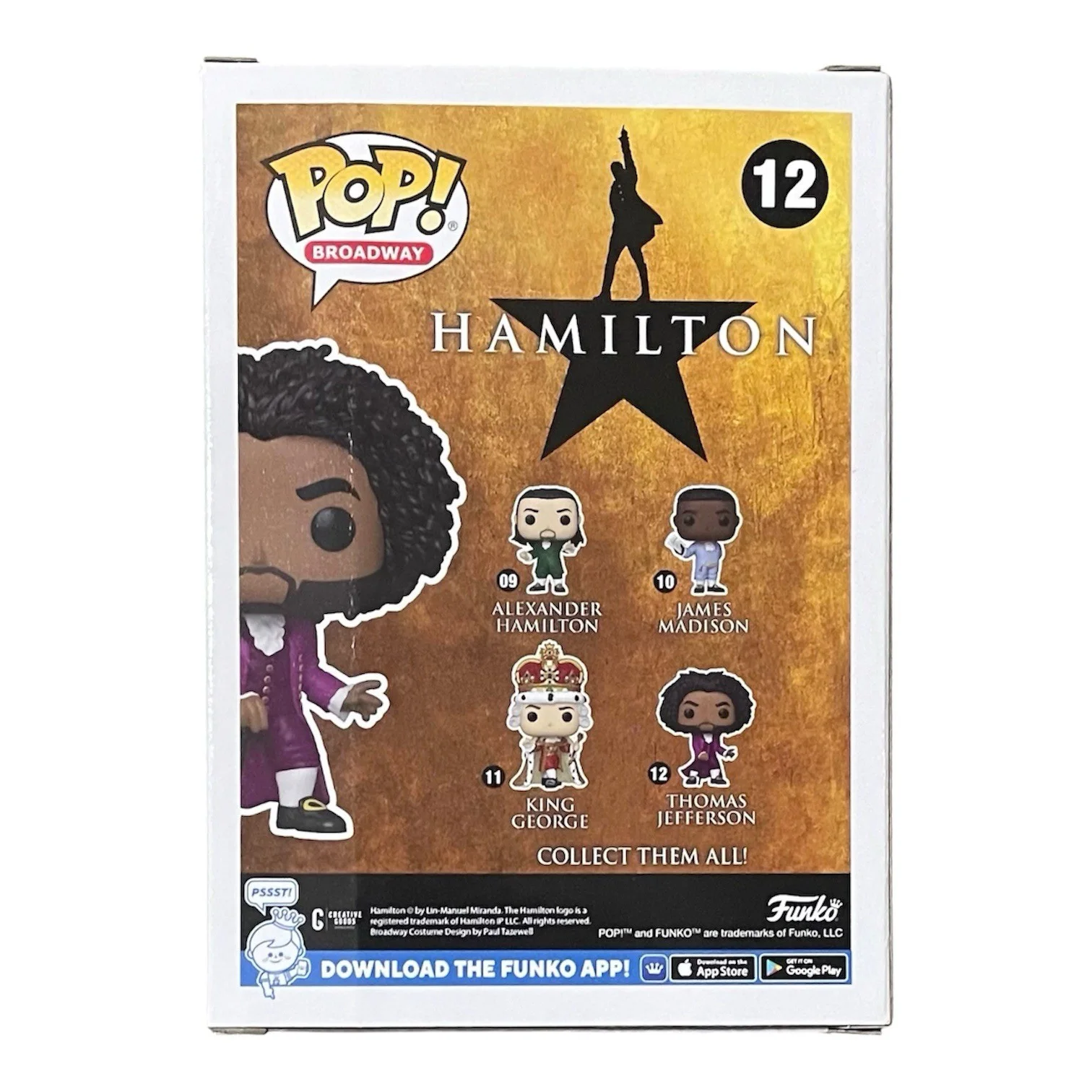 Daveed Diggs Signed Autographed Hamilton Funko Pop #12 ACOA READ, image 4