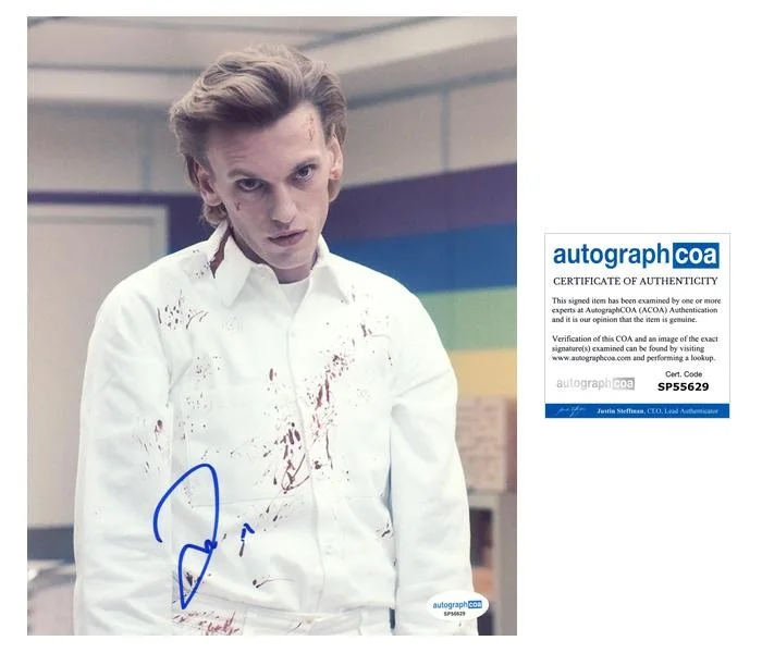 Jamie Campbell Bower — Jamie Campbell Bower "Stranger Things" AUTOGRAPH Signed Henry 8x10 Photo B ACOA