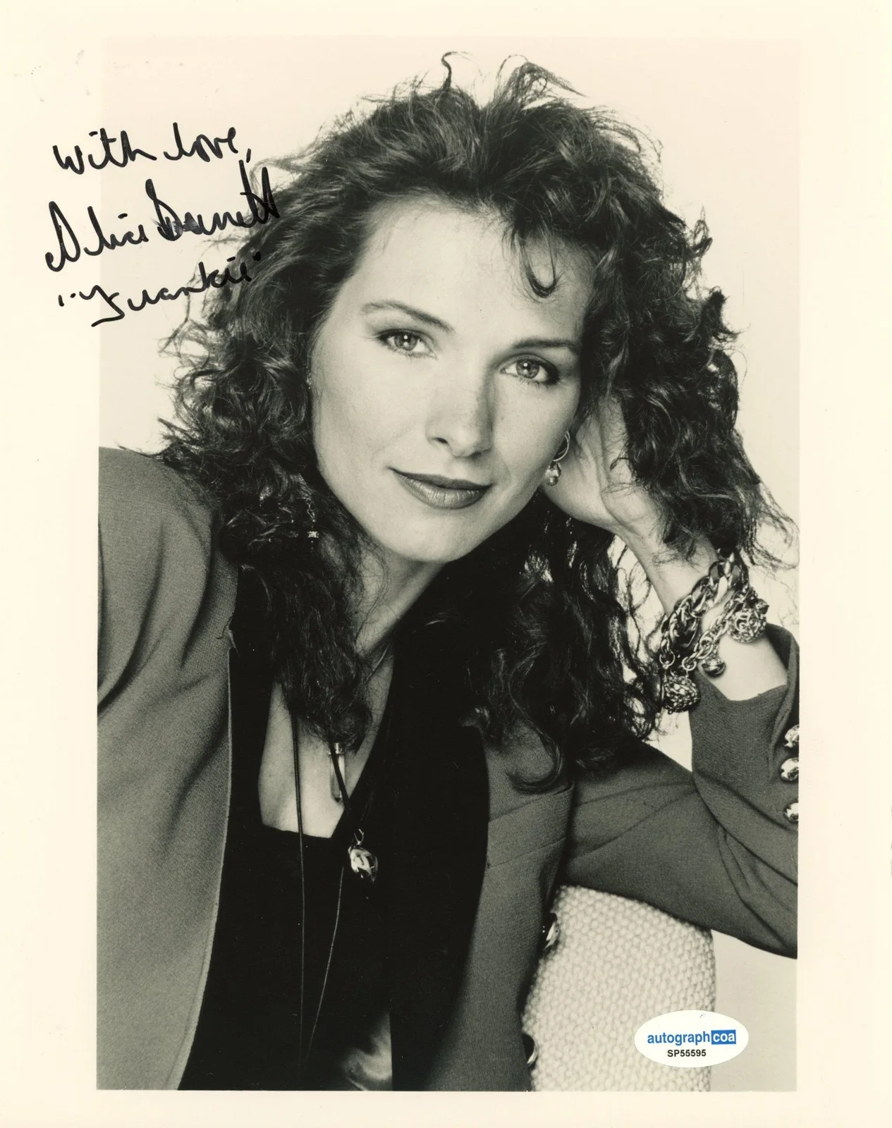 Alice Barrett — Alice Barrett "Another World" AUTOGRAPH Signed 'Frankie Frame' 8x10 Photo B ACOA, изображение 2