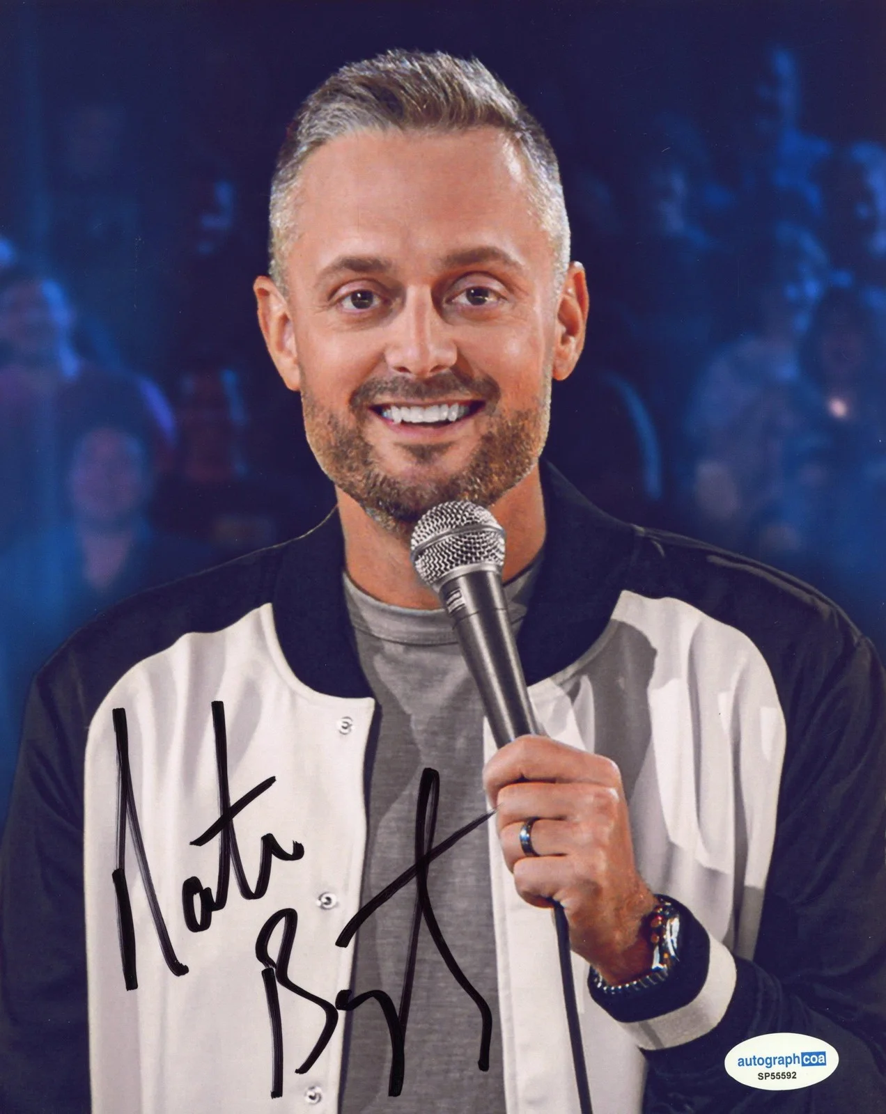 Nate Bargatze — Nate Bargatze "Hello World" Comedian AUTOGRAPH Signed Comedy 8x10 Photo ACOA, image 2