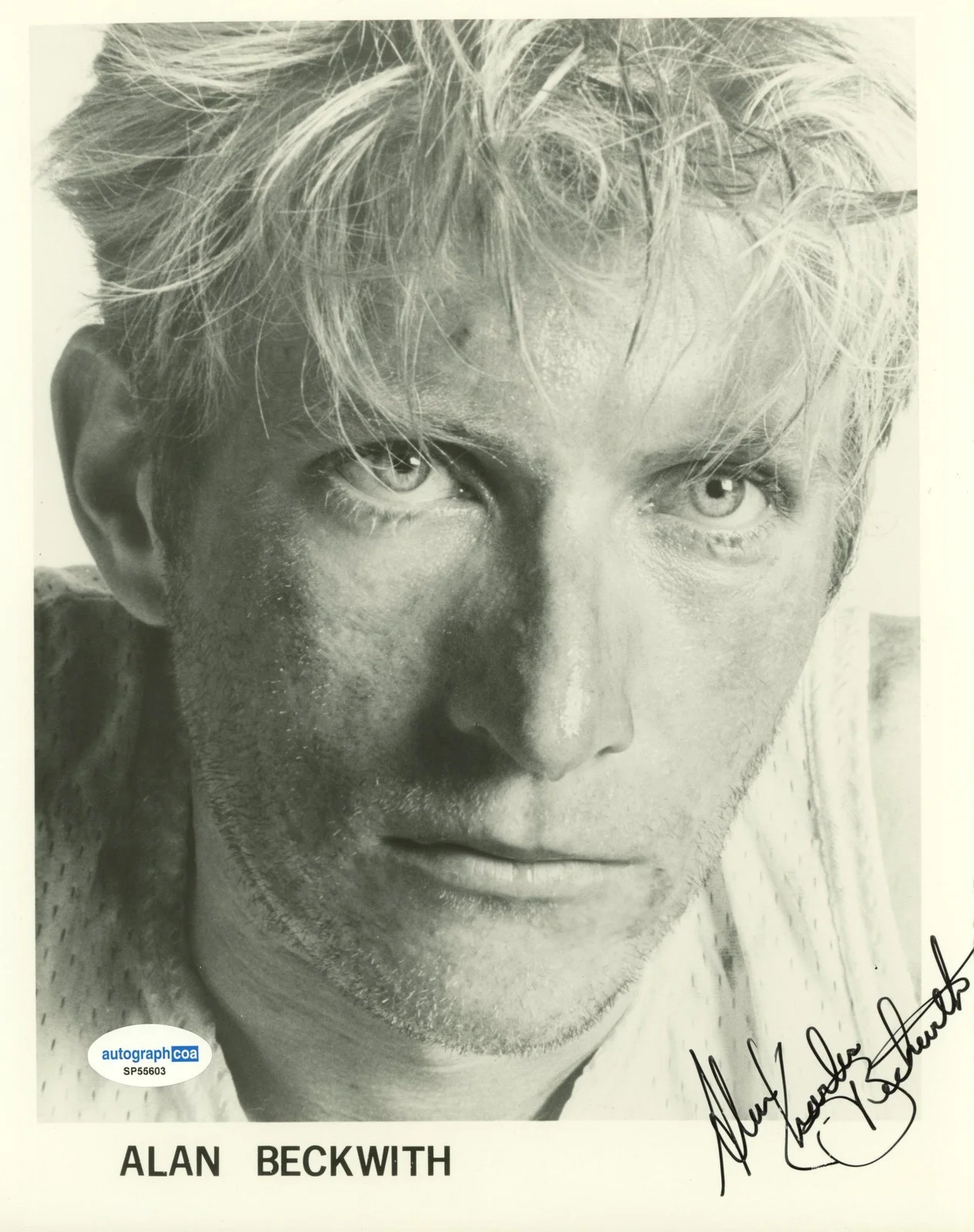 Alan Beckwith — Alan Beckwith "From Here to Eternity" AUTOGRAPH Signed 8x10 Photo ACOA, изображение 2