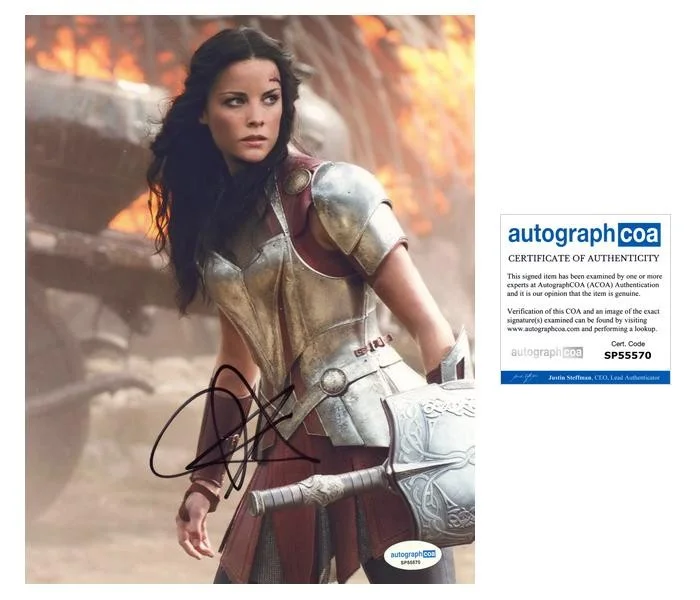 Jaimie Alexander — Jaimie Alexander "Thor: The Dark World" AUTOGRAPH Signed 'Sif' 8x10 Photo B ACOA
