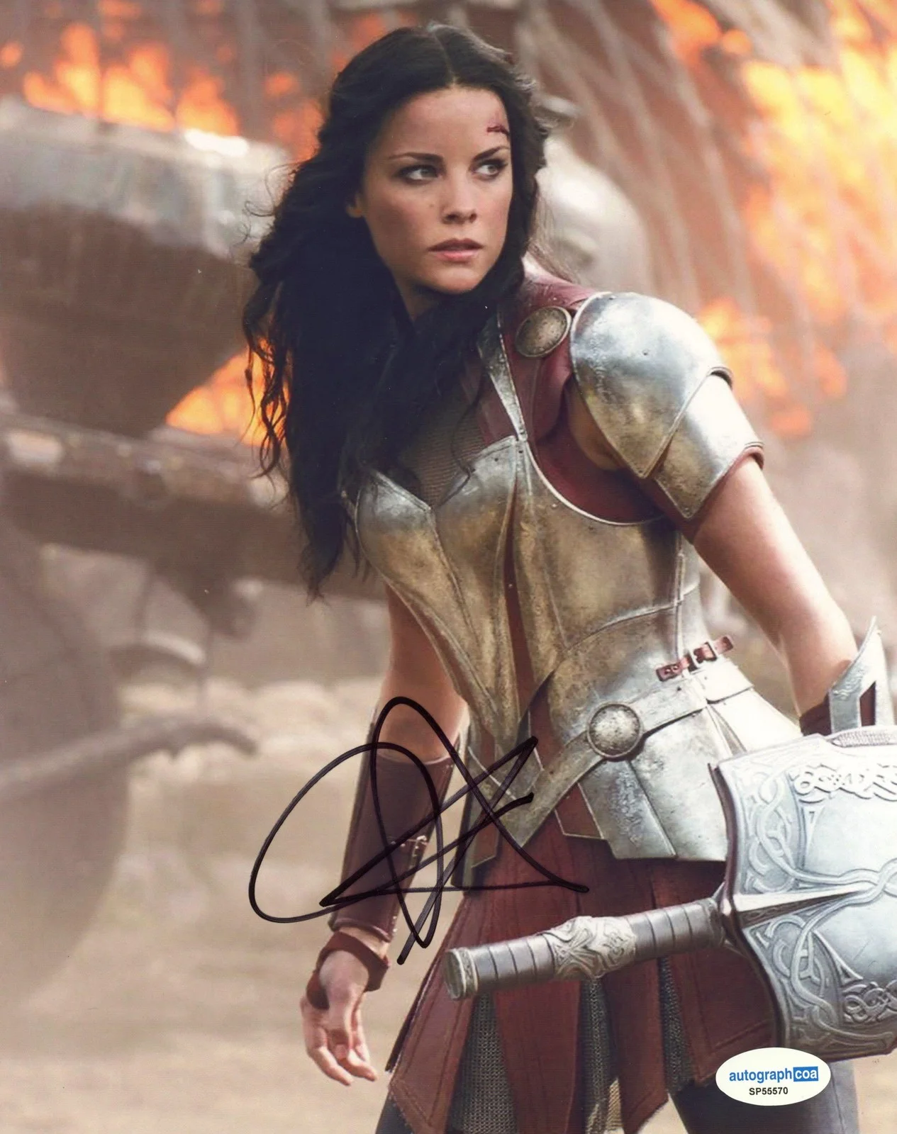 Jaimie Alexander — Jaimie Alexander "Thor: The Dark World" AUTOGRAPH Signed 'Sif' 8x10 Photo B ACOA, изображение 2