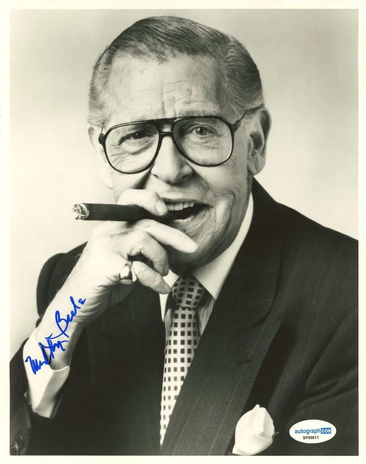 Milton Berle — Milton Berle "Uncle Miltie" AUTOGRAPH Signed Autographed 8x10 Photo B ACOA, image 2