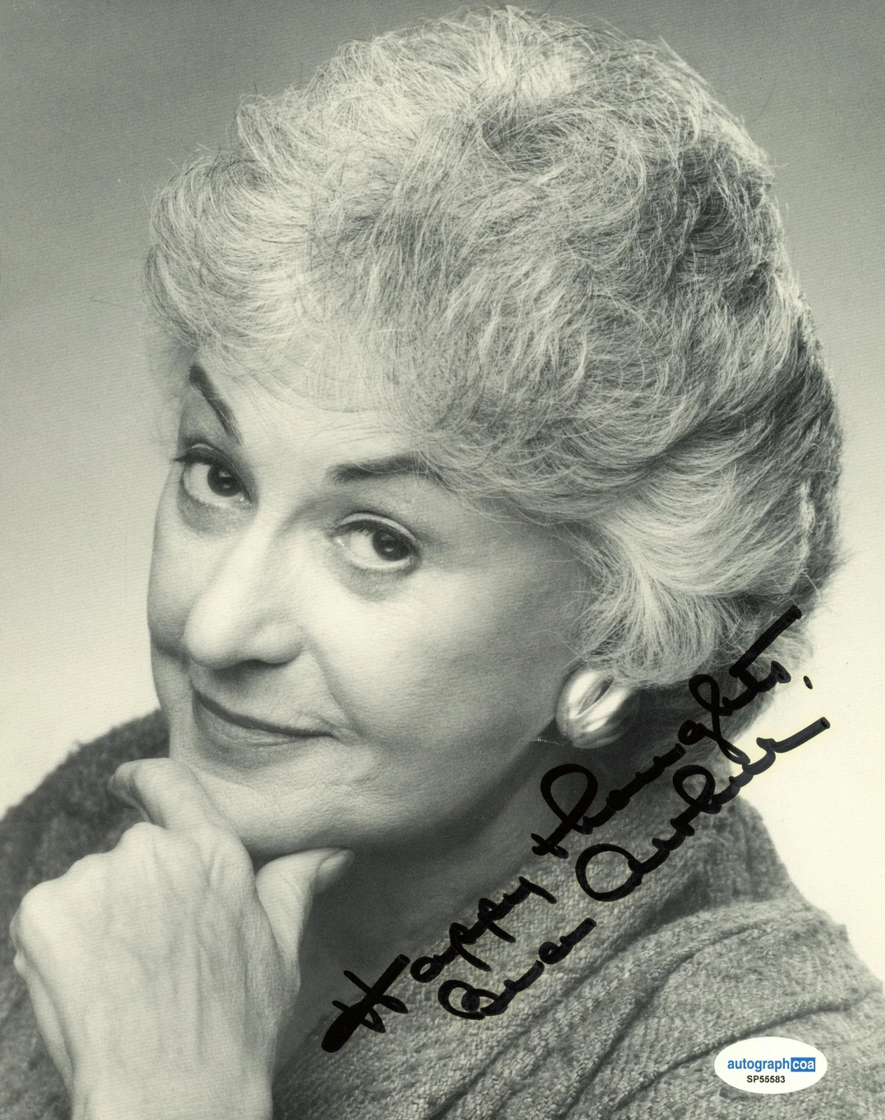 Bea Arthur — Bea Arthur "The Golden Girls" AUTOGRAPH Signed 'Dorothy Zbornak' 8x10 Photo ACOA, изображение 2