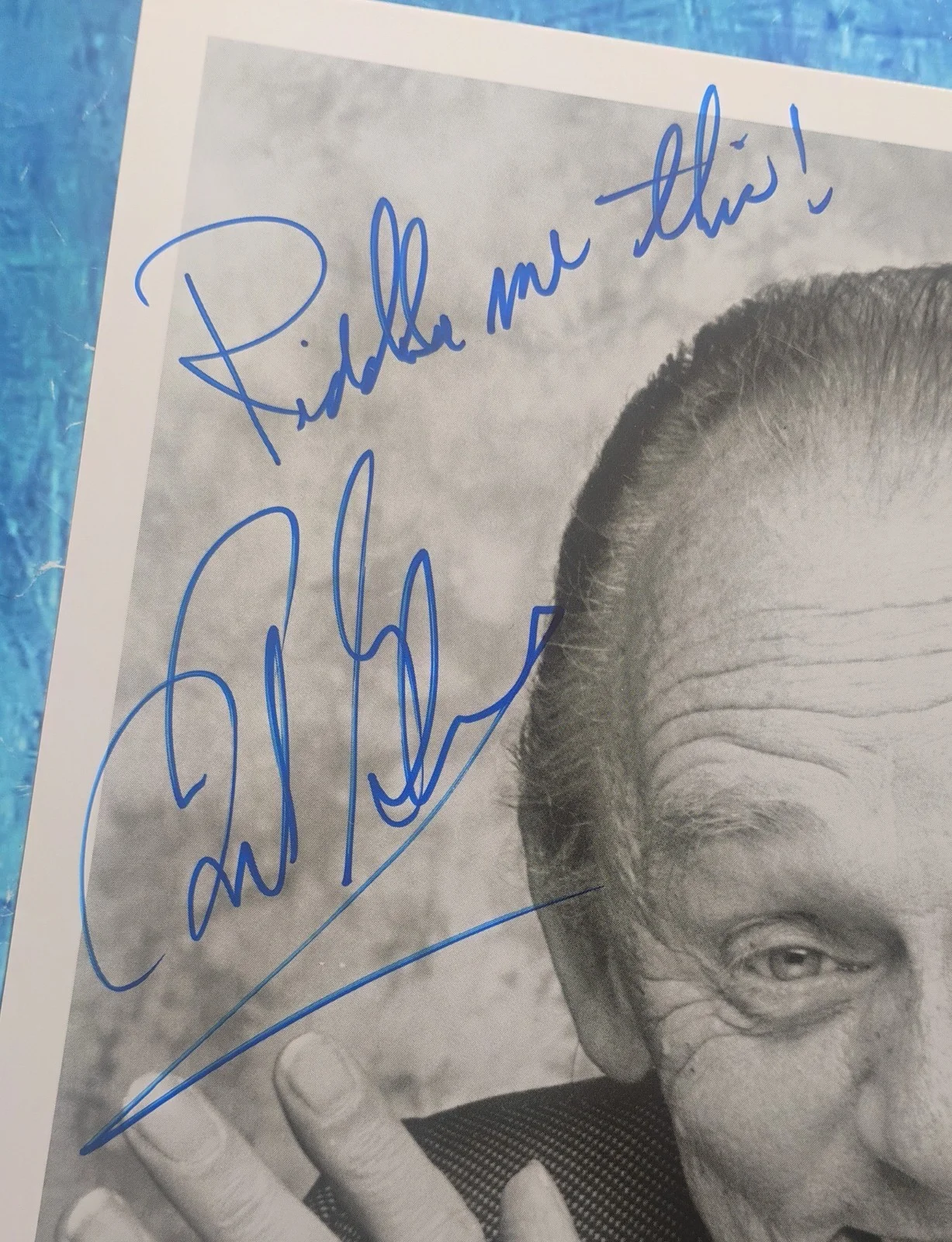 Frank Gorshin Hand Signed 8x10 Photo JSA COA The Riddler NO US TARIFF, image 3