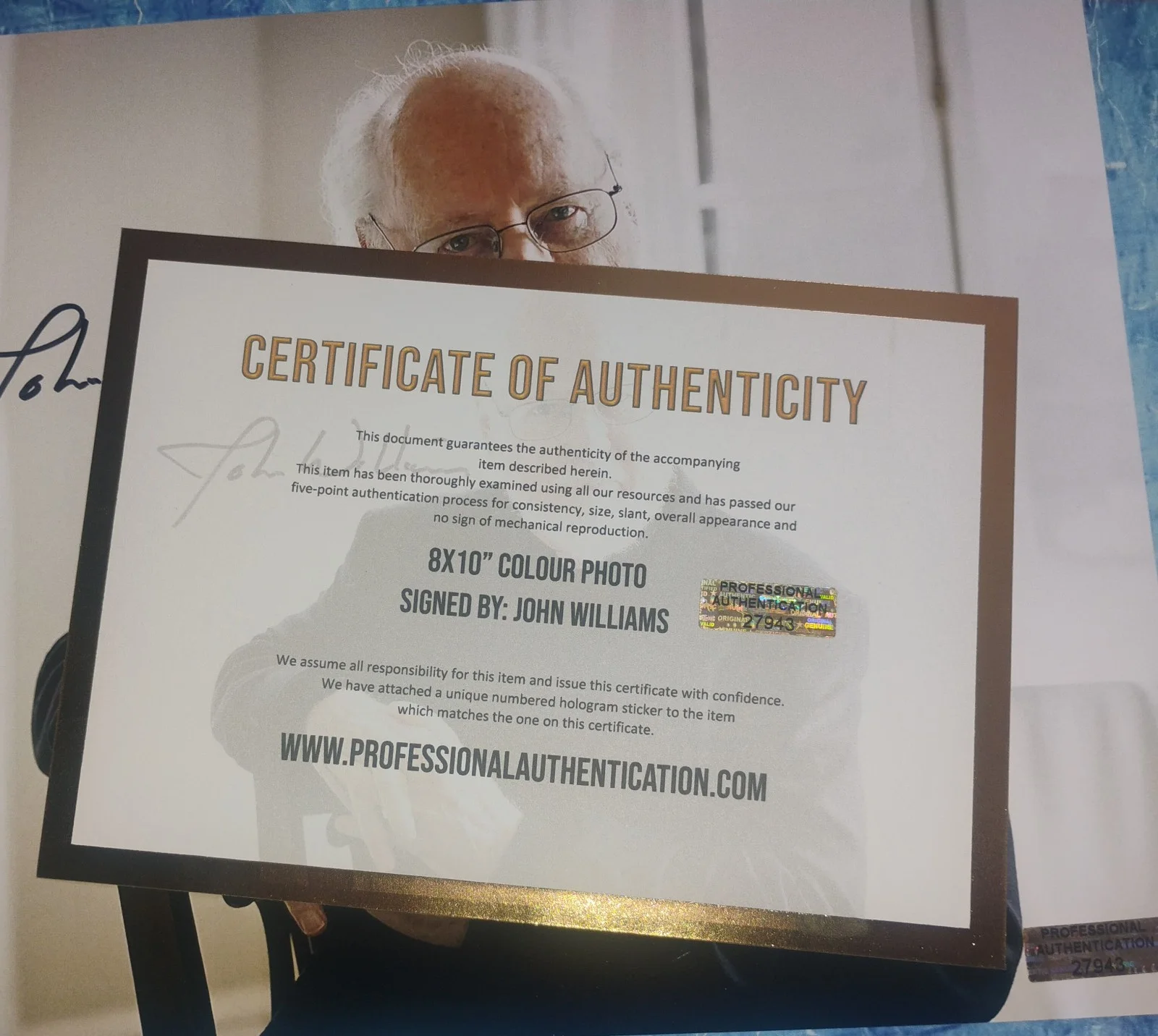 John Williams Hand Signed Autograph 8x10 Photo COA Composer NO TARIFFS, image 4