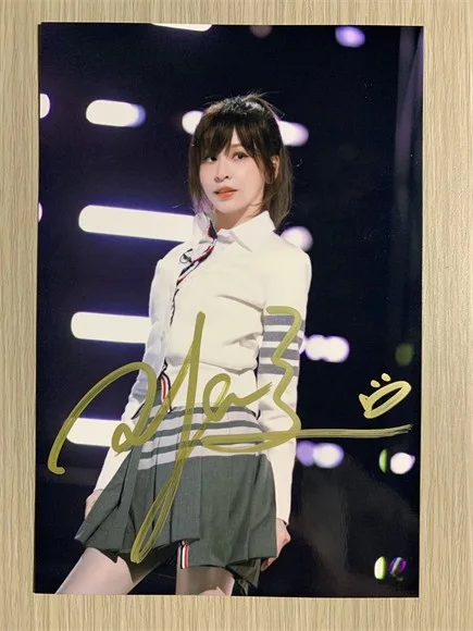 6" 王心凌/cyndi Hand Signed Autographed Photo Autographs Collection Original, image 5