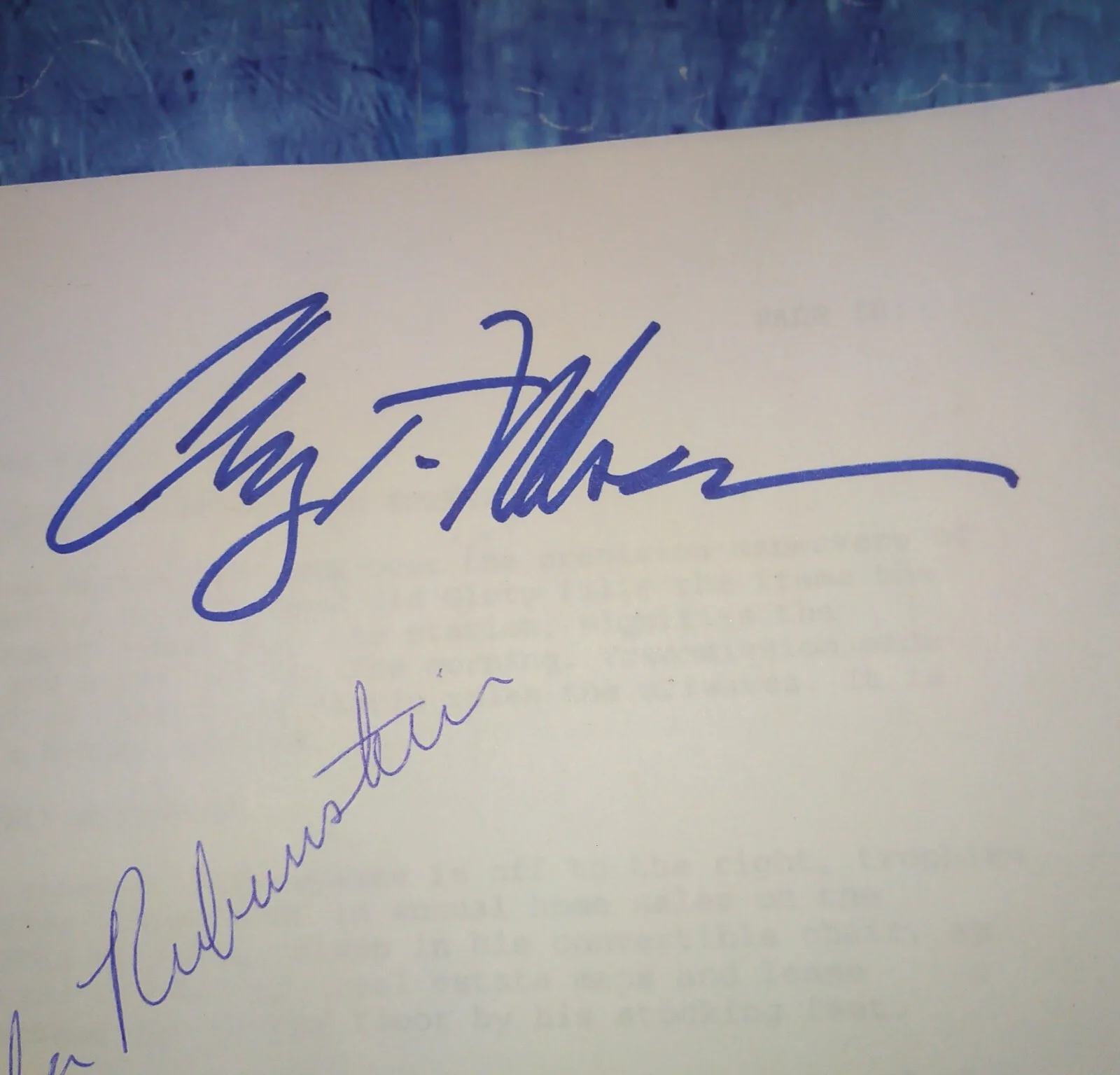 Poltergeist 3x Cast Hand Signed Script COA Zelda Rubinstein NO US TARIFF, image 3