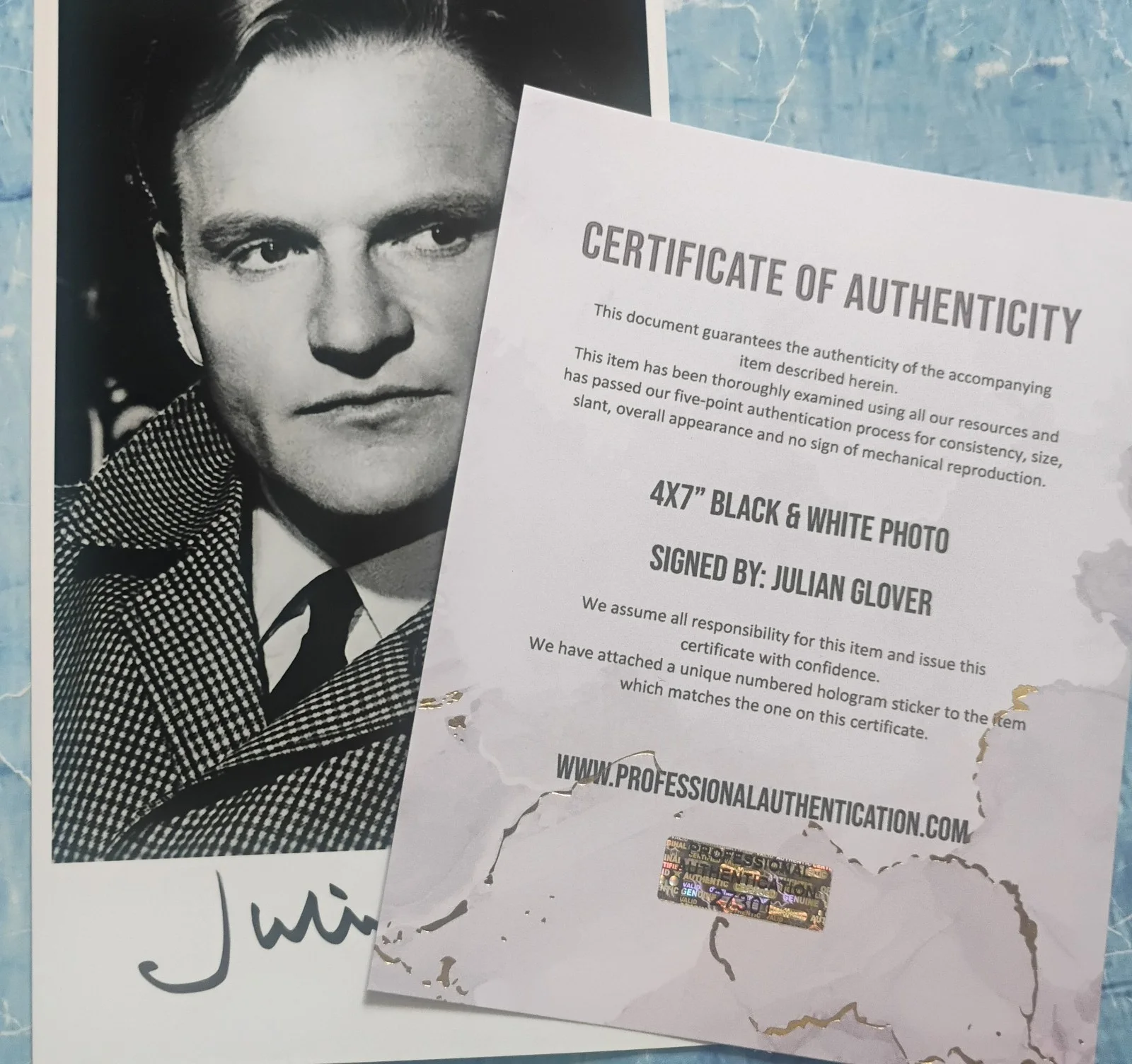 Julian Glover Hand Signed Autograph 4x7 Photo COA - NO US TARIFFS, image 4