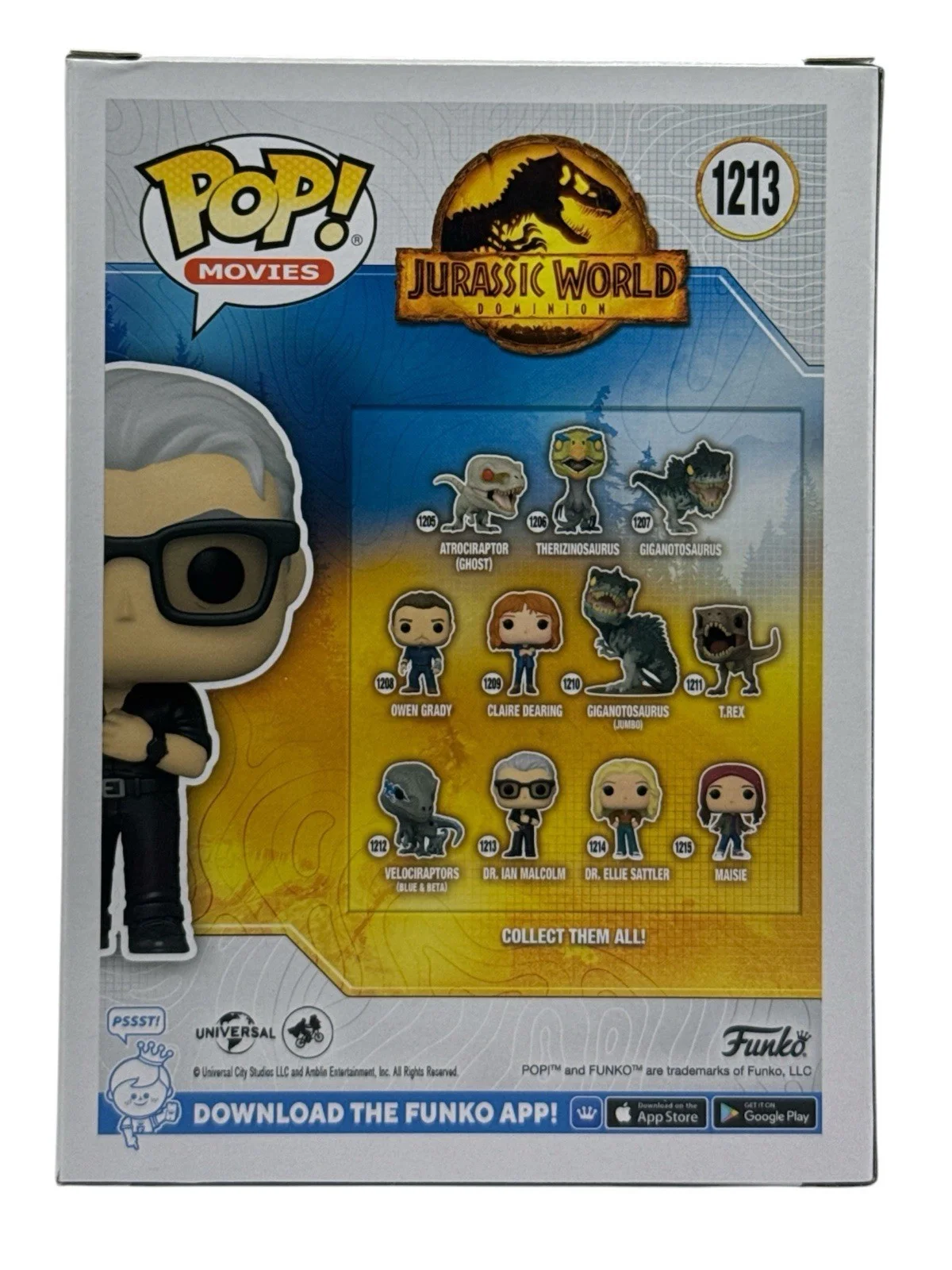 Jeff Goldblum — Jeff Goldblum Autograph Signed Jurassic World Dr. Ian Malcom Funko Pop Beckett, image 2