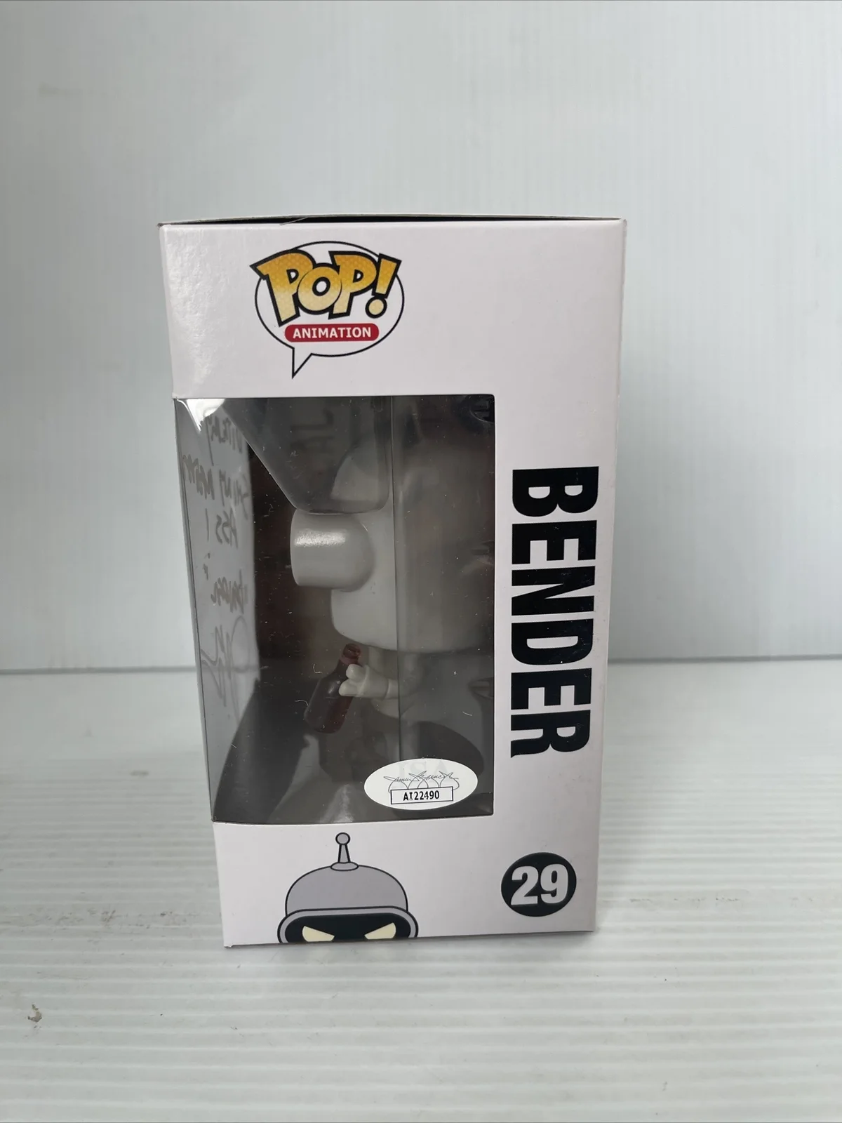John Dimaggio — John DiMaggio Signed Autographed Bender Futurama Funko Pop 29 JSA COA 2, image 3