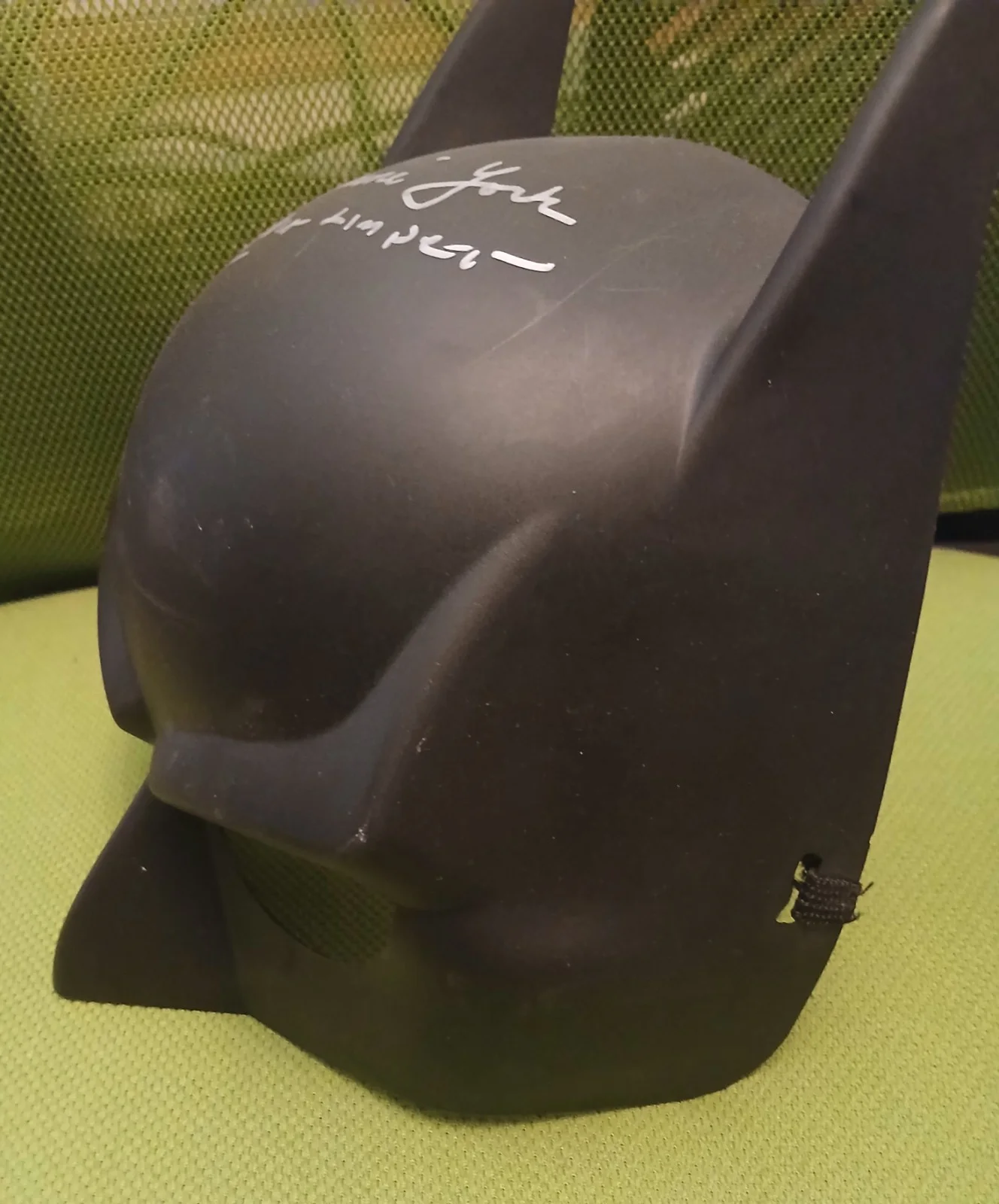 Francine York "Lydia Limpet" Signed Toy Mask. JSA Certified COA. Batman Series, image 5